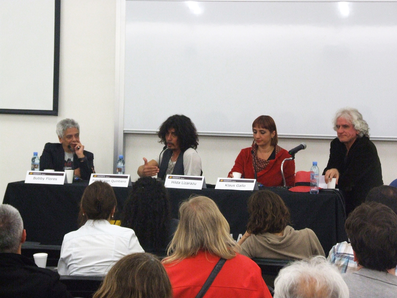 Bobby Flores, Fabián Quintiero, Hilda Lizarazu, Klaus Gallo