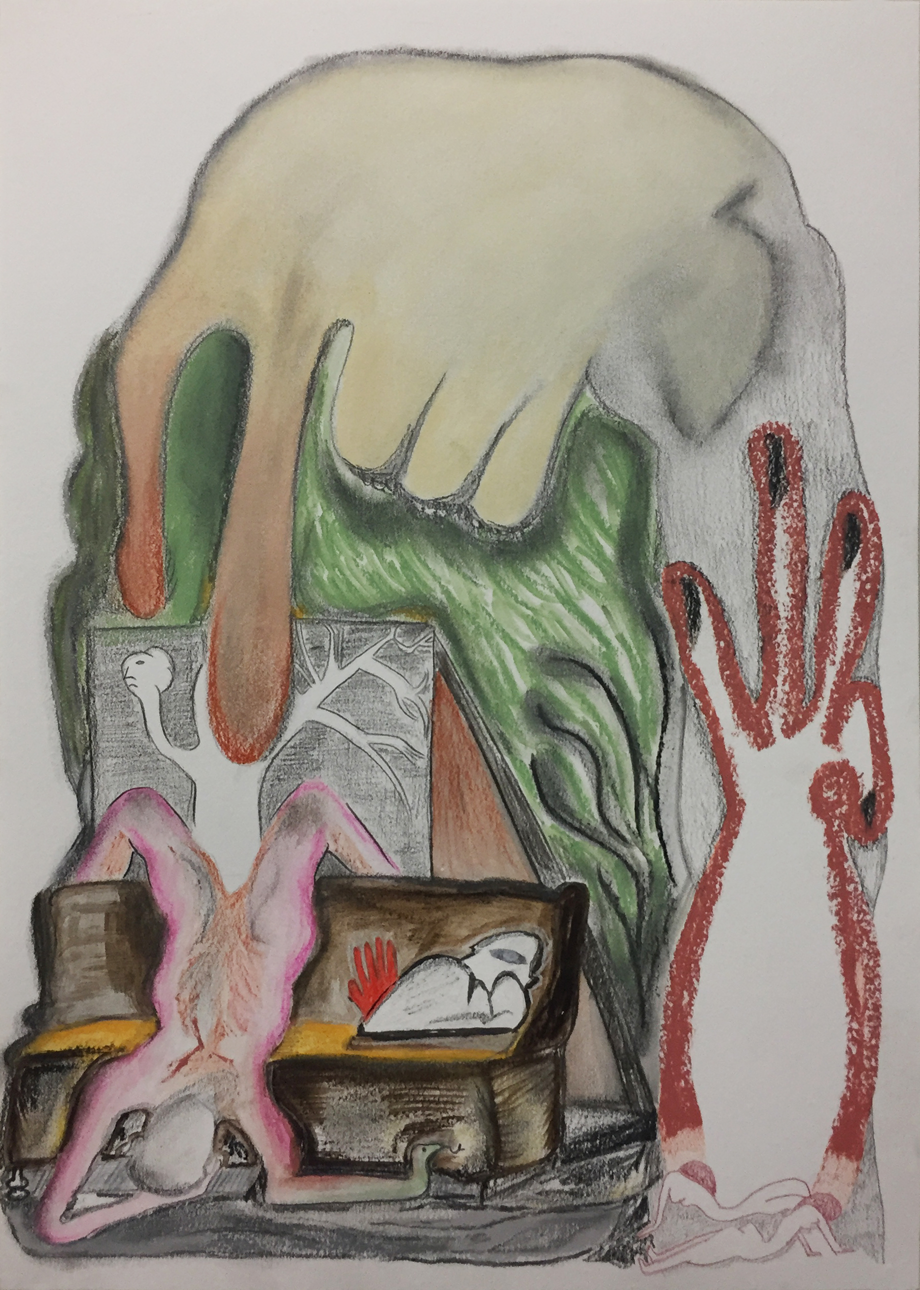 l'heptade en juin, 11.5 x 16.5 in.