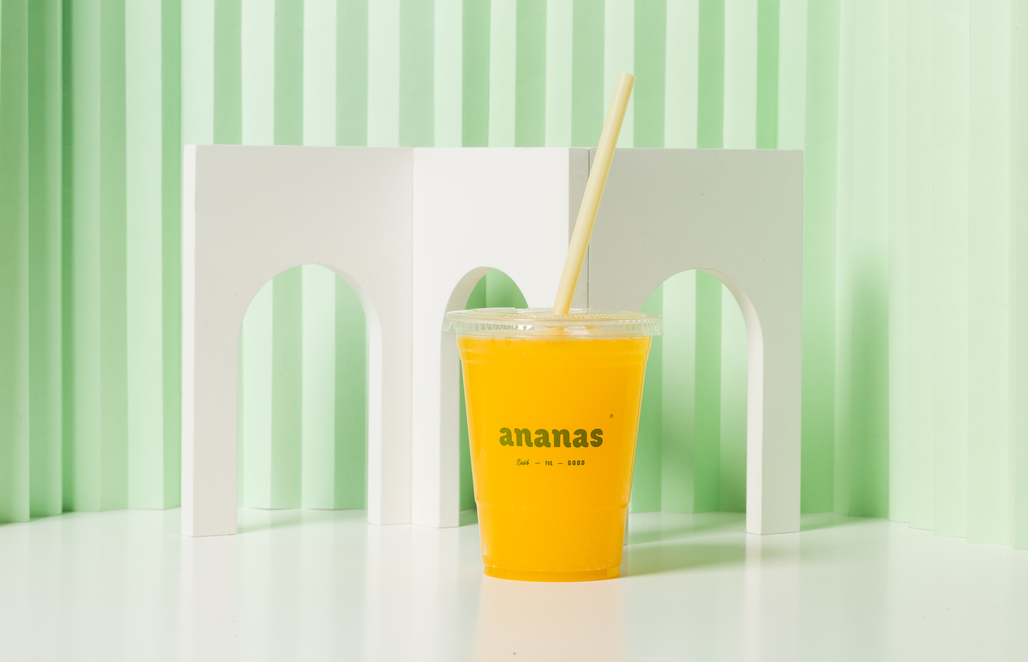 Banana Smoothie Cup with Straw Mockup  Smoothie cup, Mockup free psd,  Mockup psd