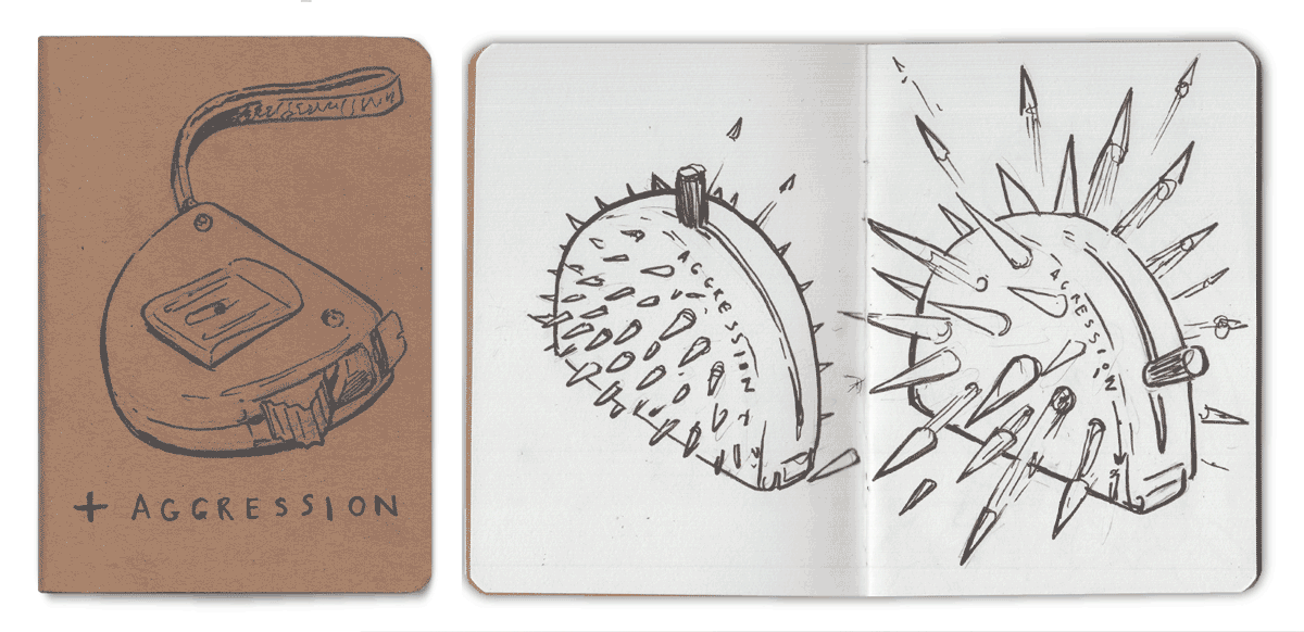 Sketchbook - Aggression + Tape Measure
