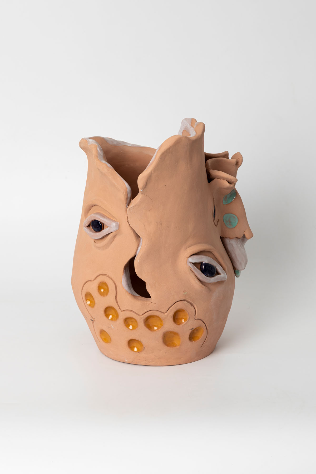 Face III Ceramic and Enamel 33 x 23 x 18 cm