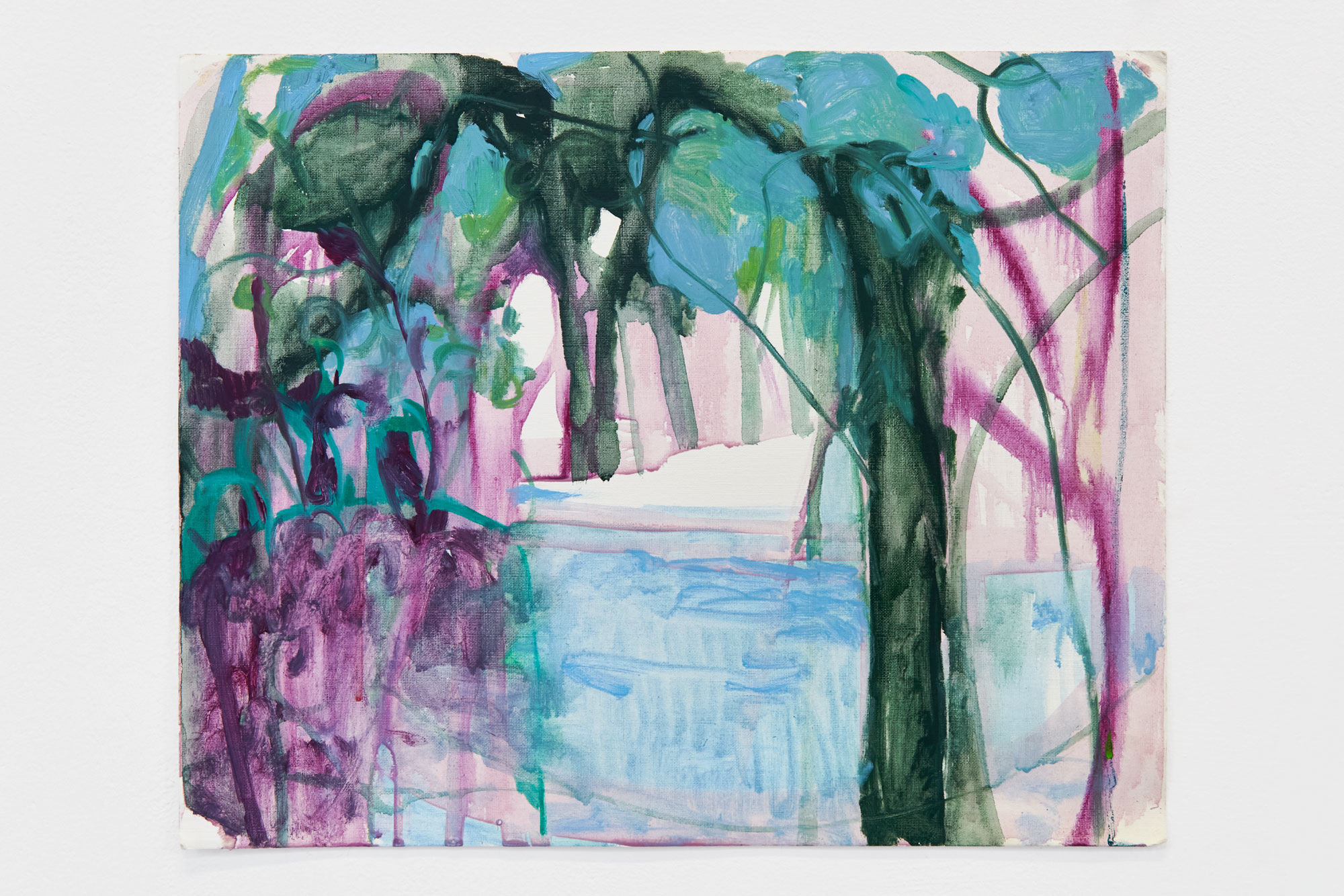 At dawn. 40.9 x 32.9 cm, Oil on paper, 2020
