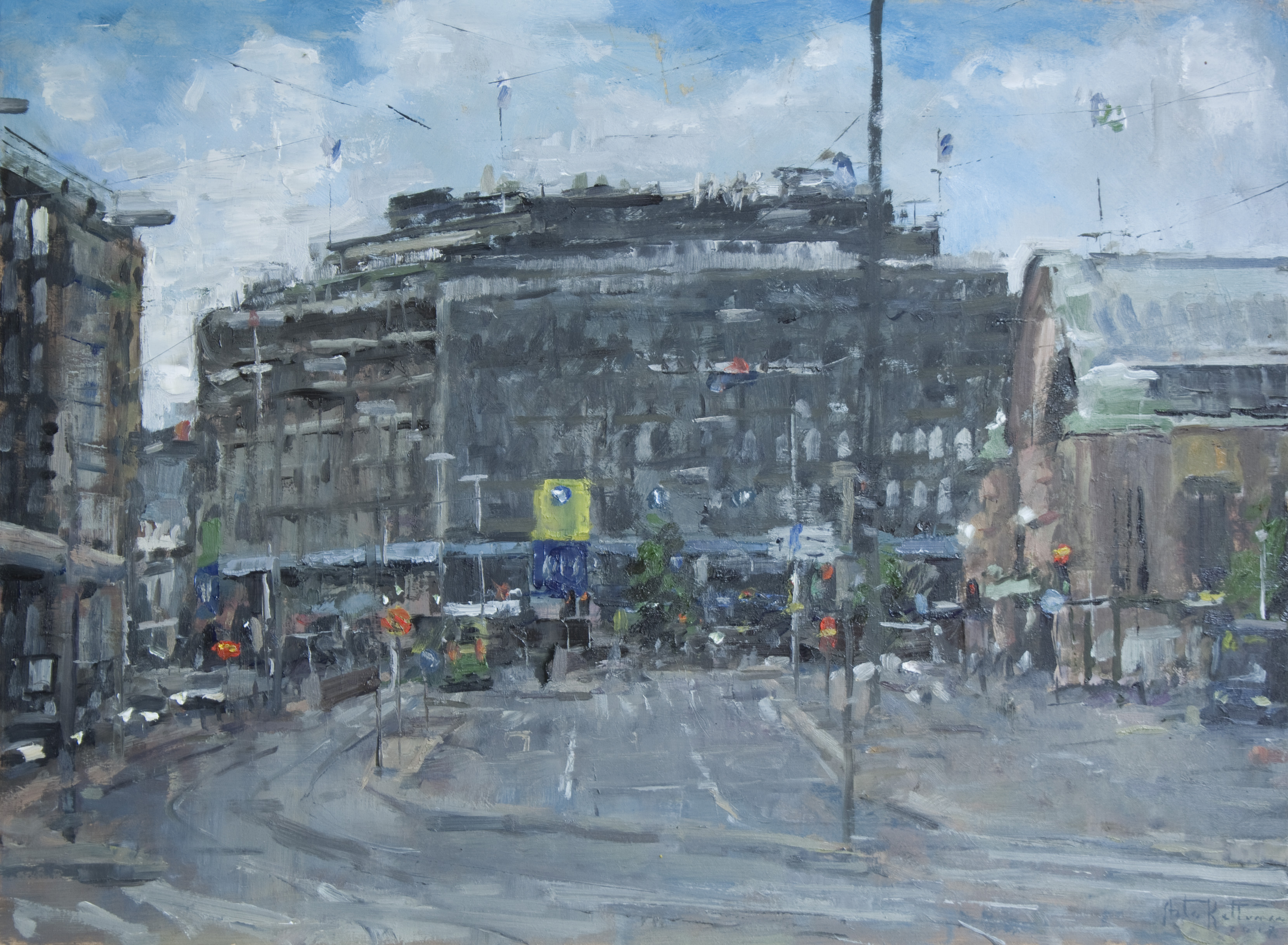 "Sokos", oil, 34x47cm, 2017, sold