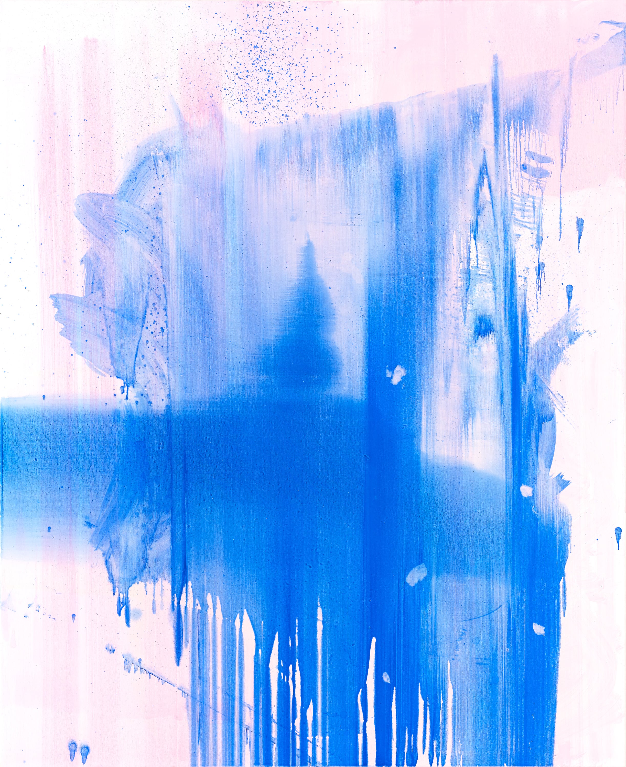 Licht, durch staubiges Glas,  Karl Marx Allee), oil on canvas, 190 x 155 cm