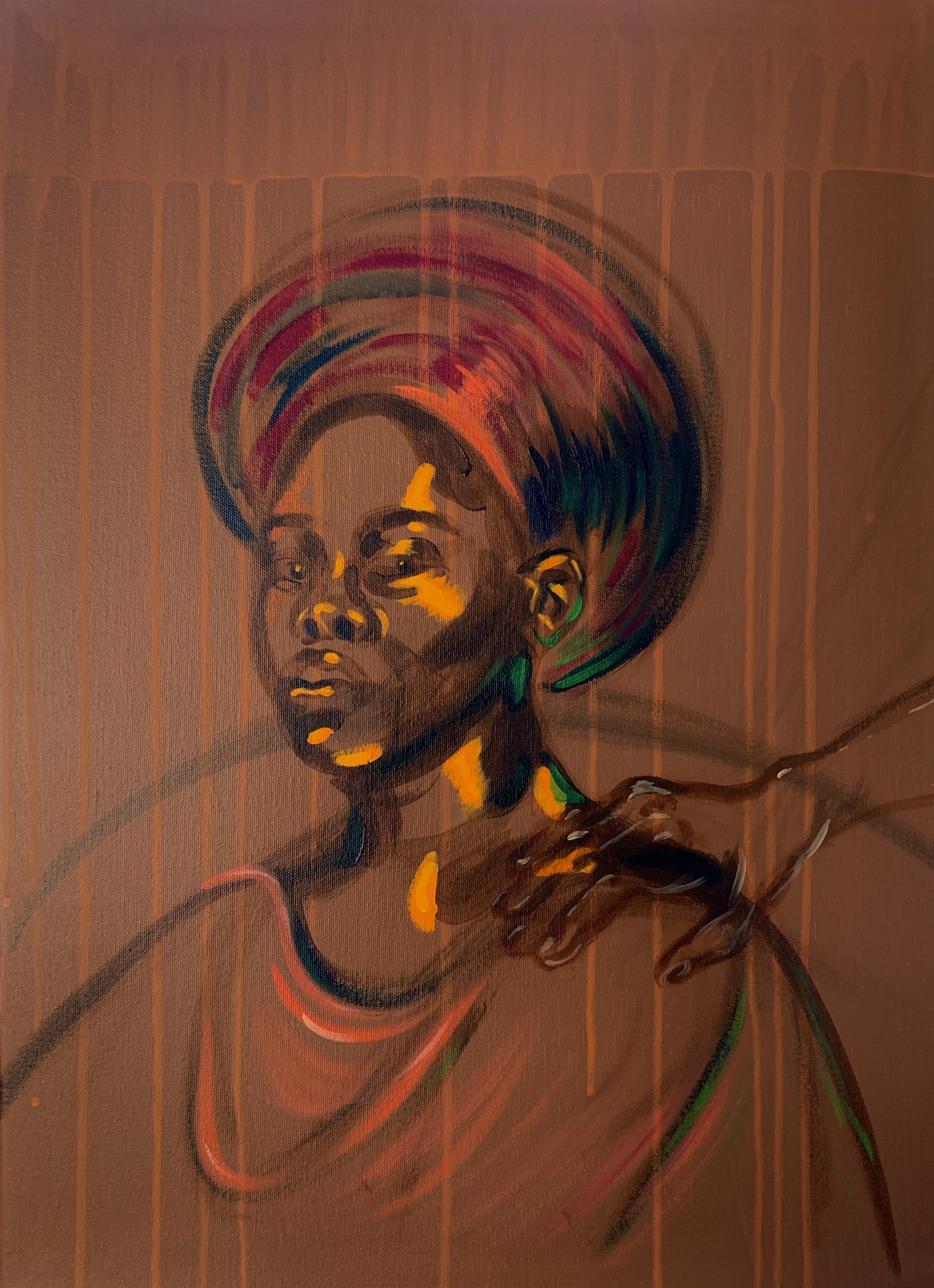 Remember Me, (2020) Acrylic on Canvas, 18 in x 24 in