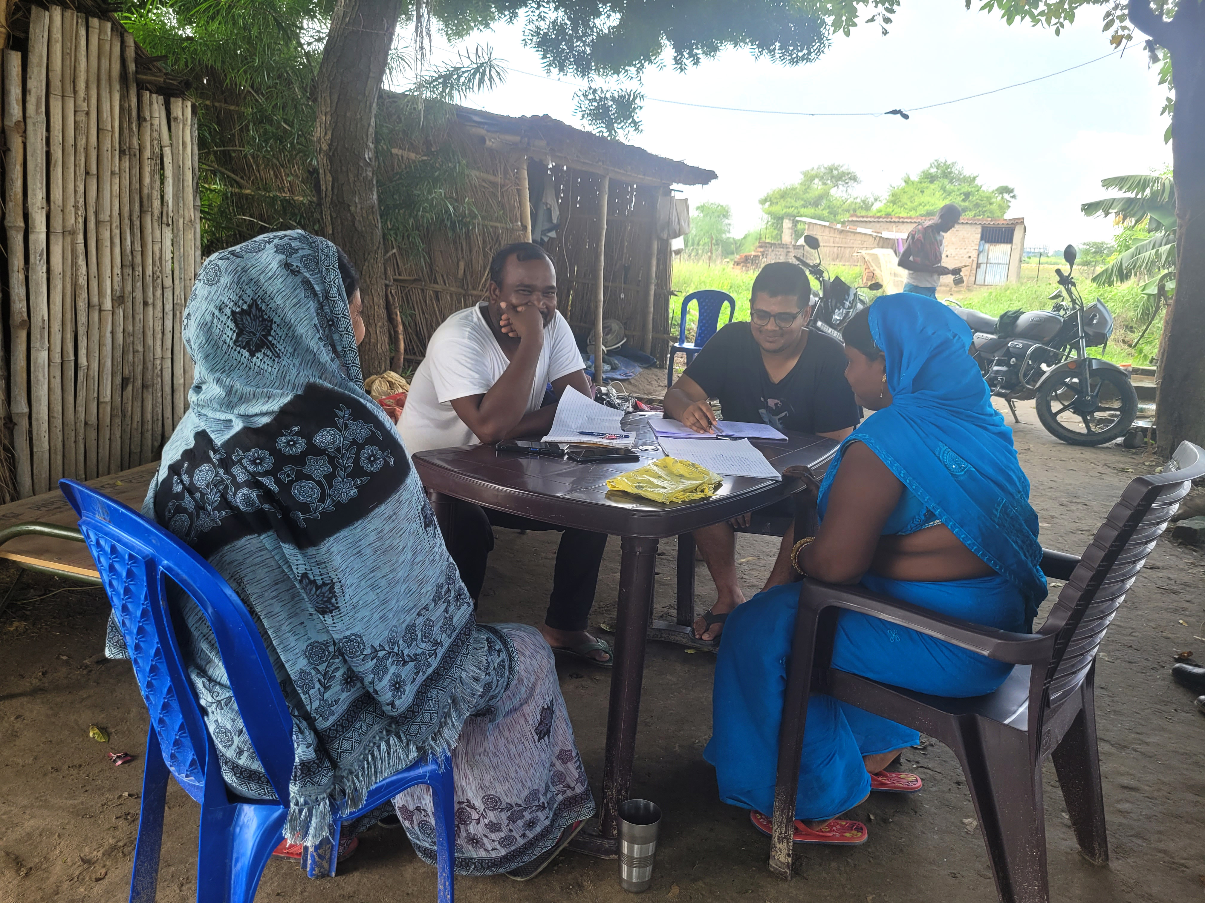 Writing sessions with Ruby and Poonam