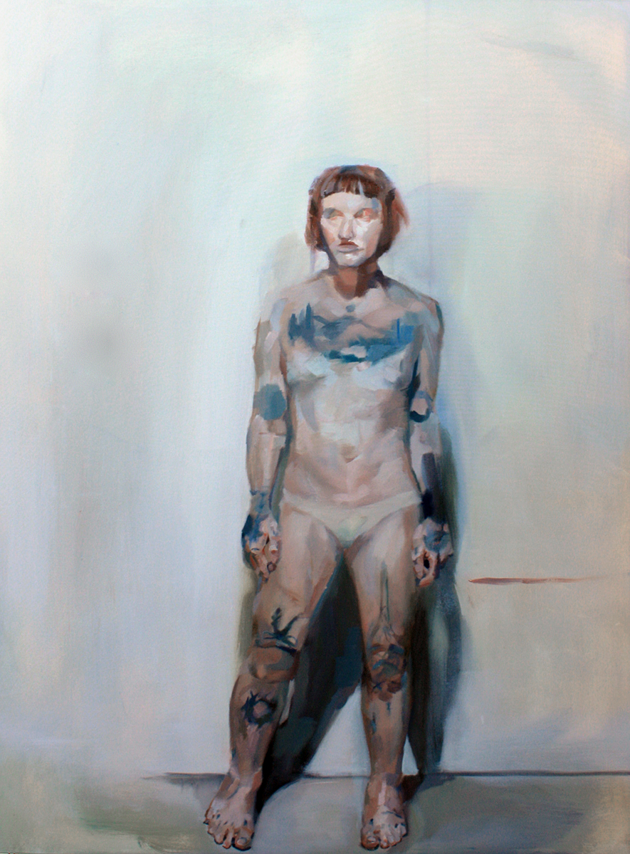 Bodies End, Oil on Canvas, 36 x 48 in