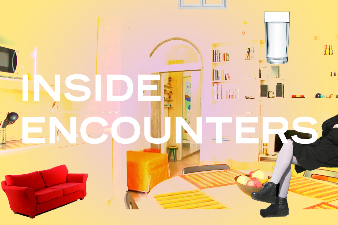 Inside Encounters by Lucy Kerr | Your house is a vessel for memories; the space you inhabit contains each of your days. In this gathering we will explore how our bodies relate to domestic space and to each other, through somatic exercises, recollections, and guided movement improvisations. We will find new ways for our bodies to relate to the shapes, structures and objects of our homes, and make use of text, language, and writing as well.