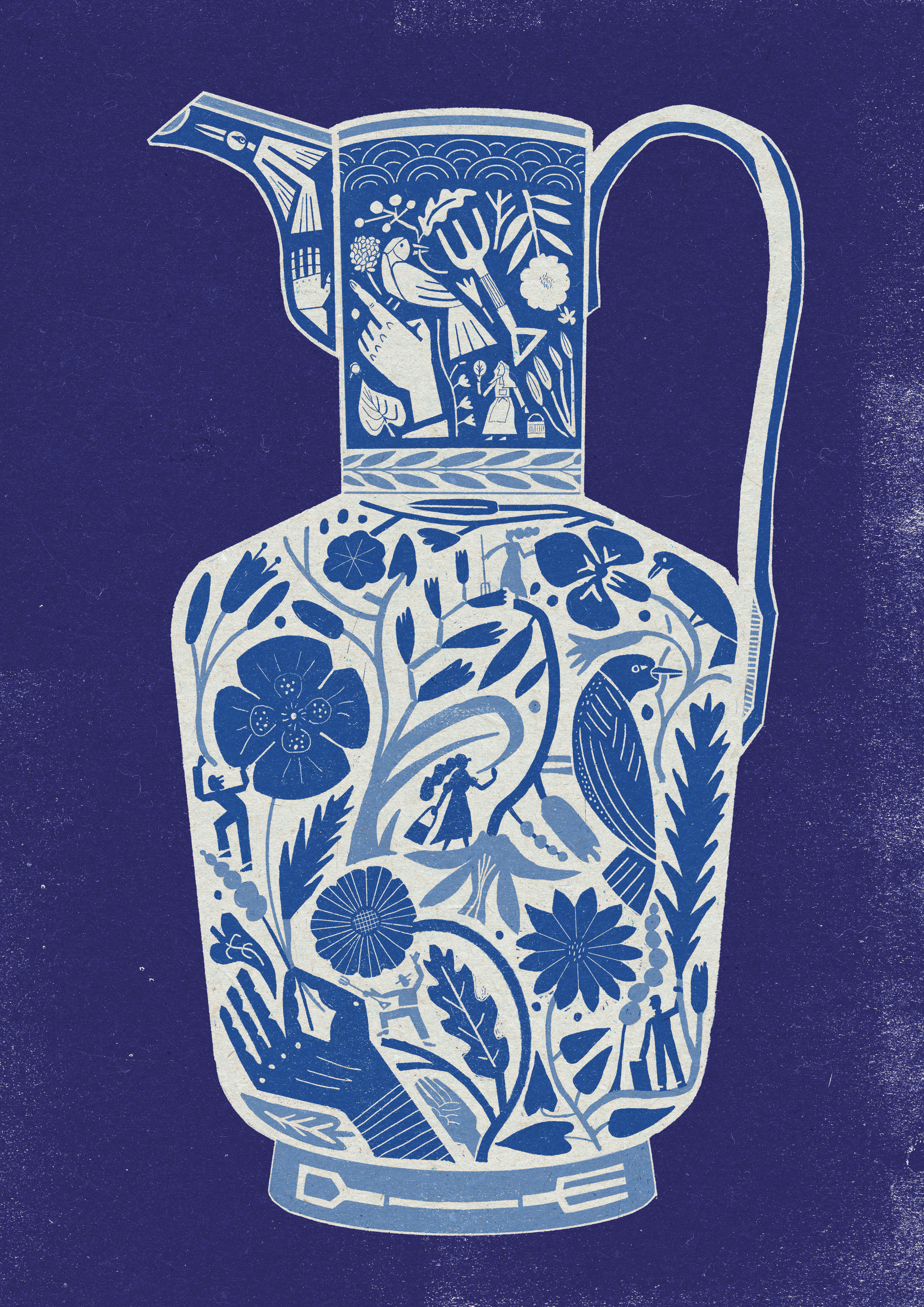 Personal lino-cut design