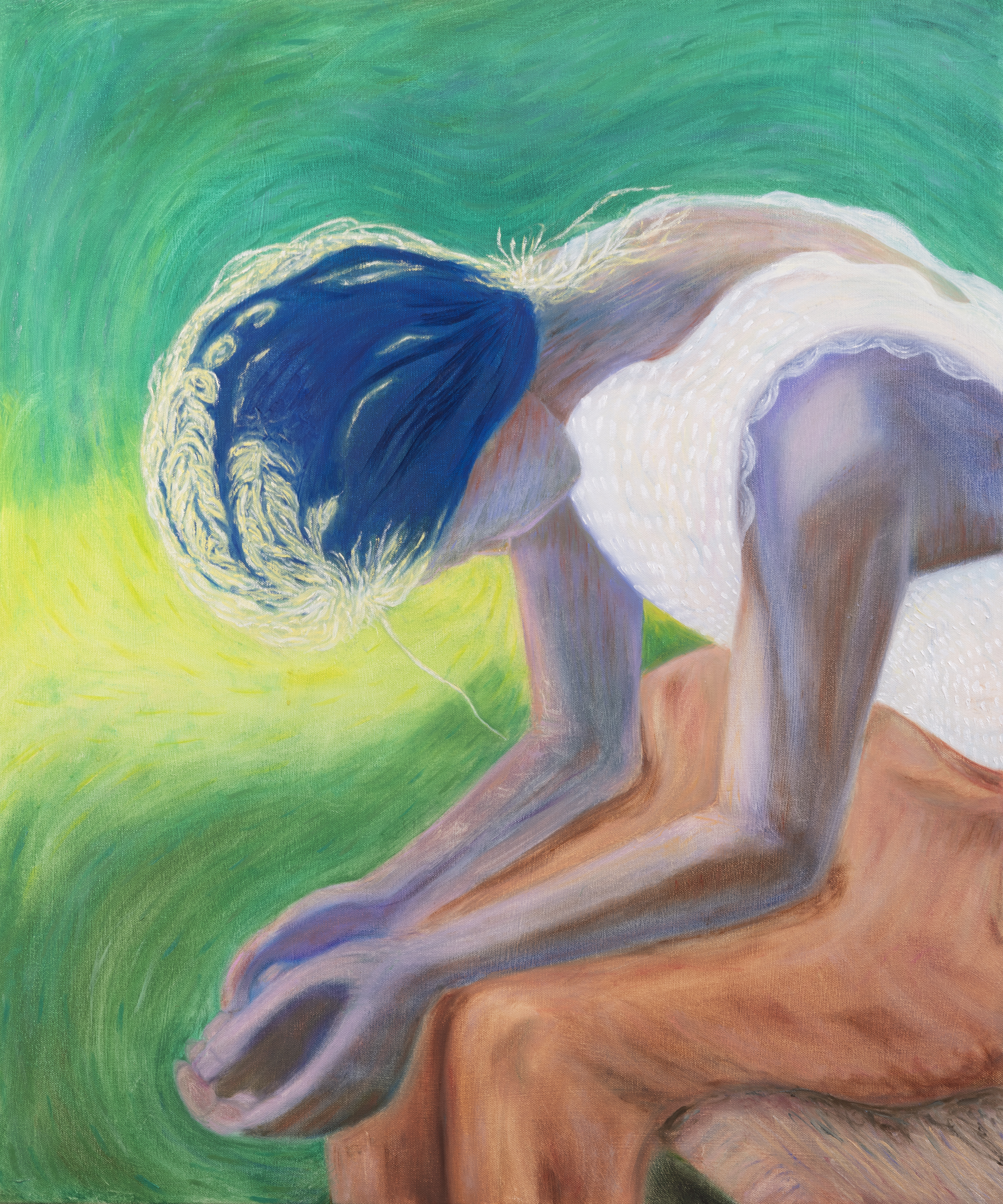 3 PM on a Sunday in May, Oil on canvas, 36"x30", 2025