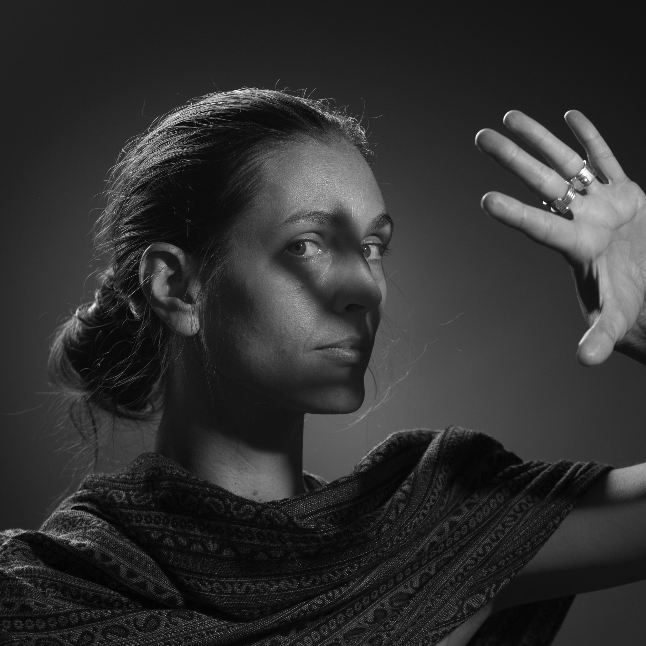 Professzionális fekete-fehér portré fotózás