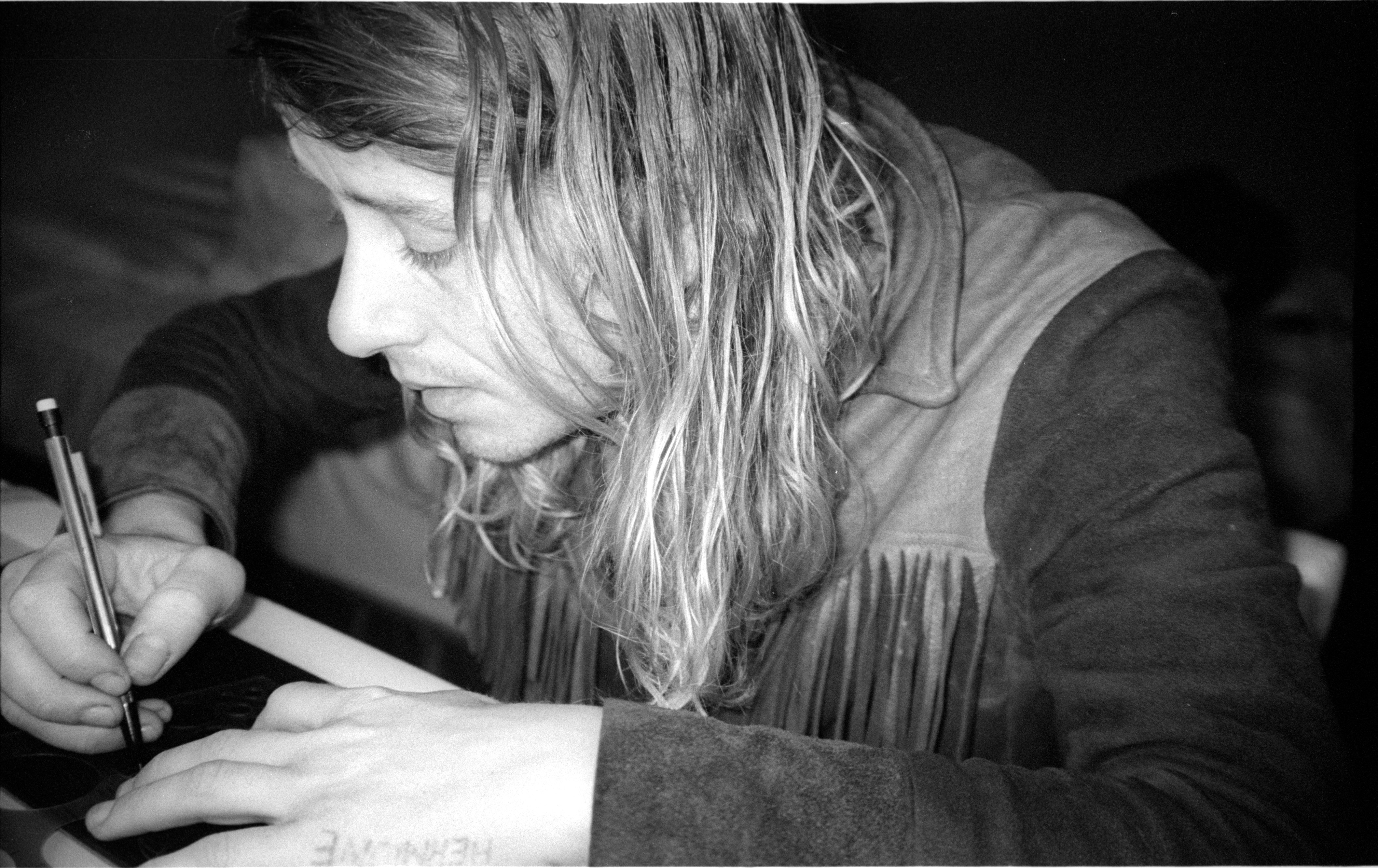 Chrissy drawing, Asia, 2017.