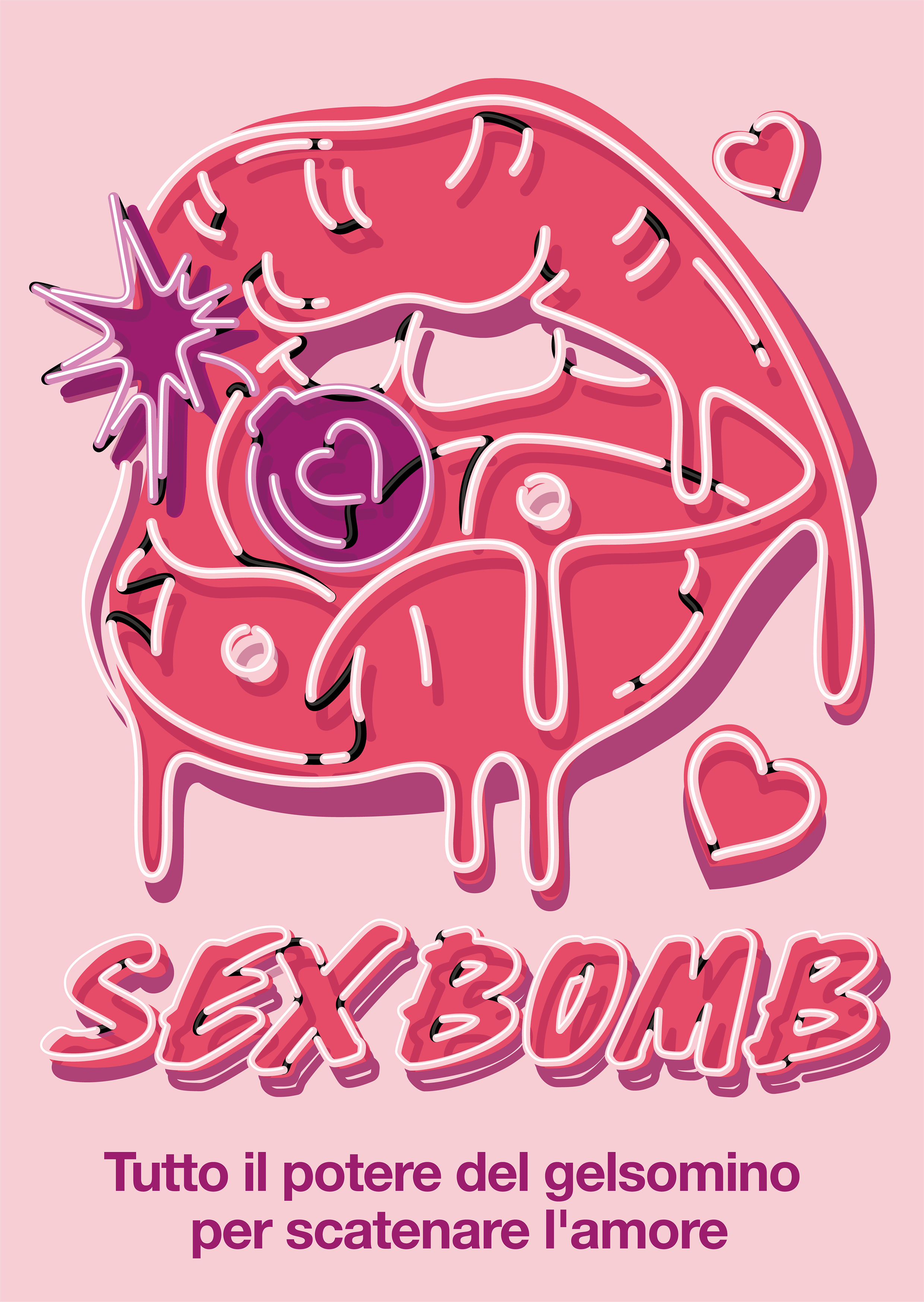 LUSH PRODUCT POSTER - SEX BOMB - 楊豐銘｜YANG FONG MING