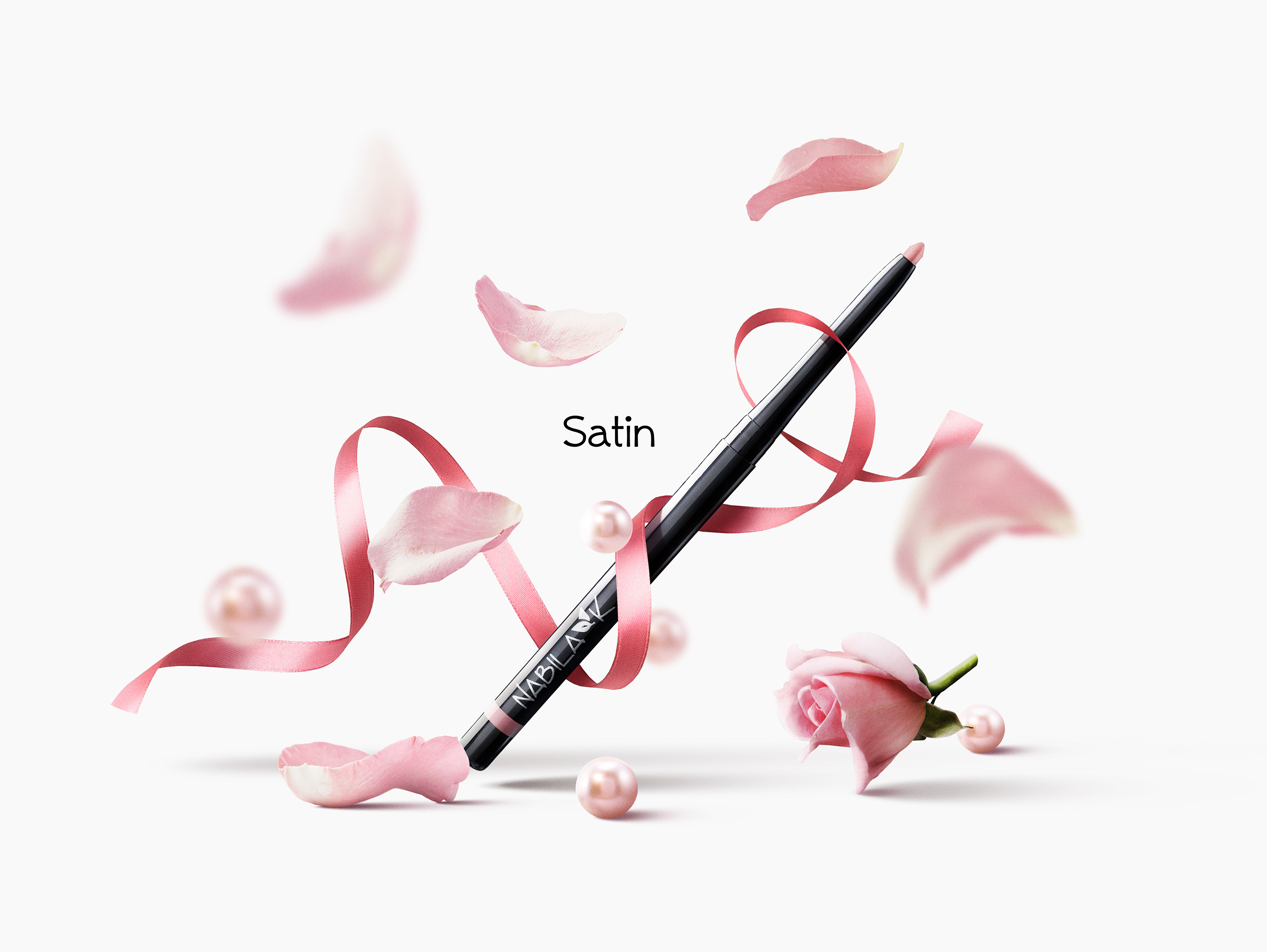 Social media campaign for the lip pencil products line. Cosmetic product photography. Makeup product styling. Created by Eclectic M Studio.