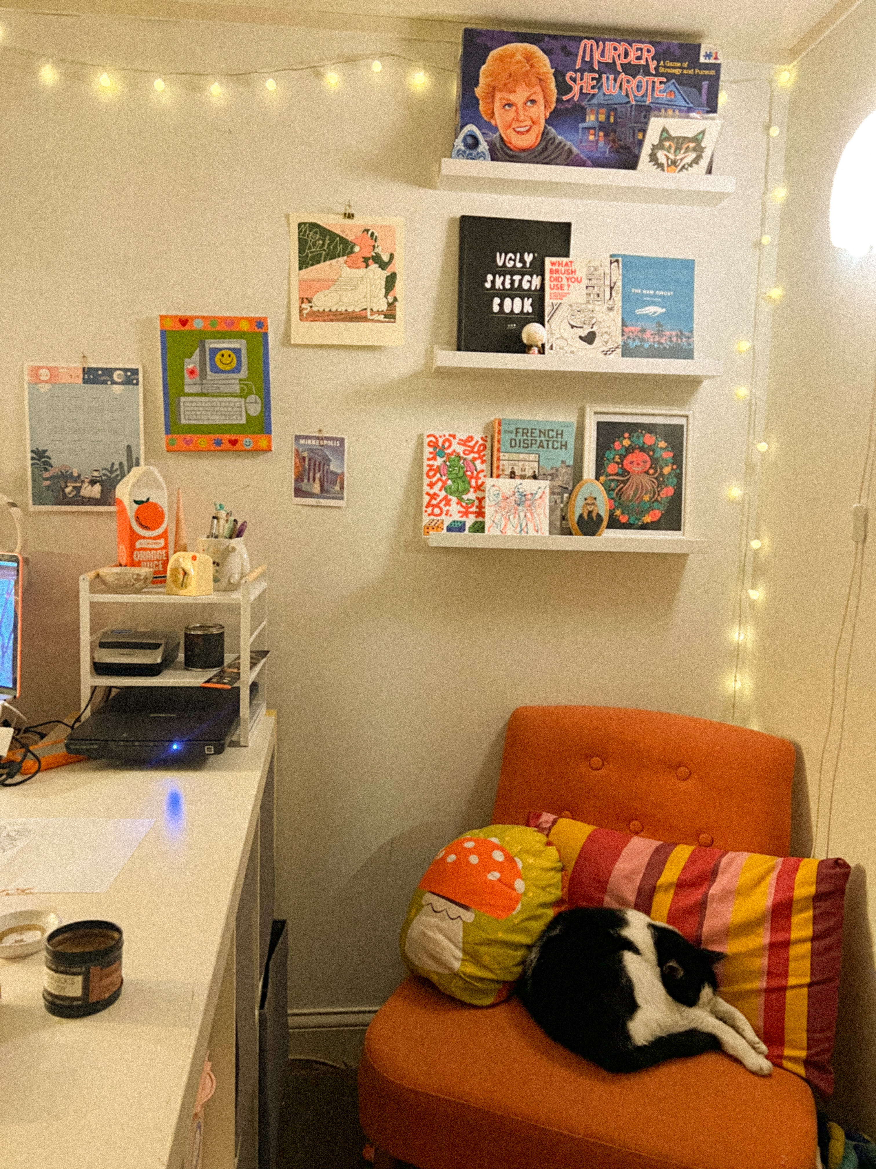 Spruced up the studio during July.