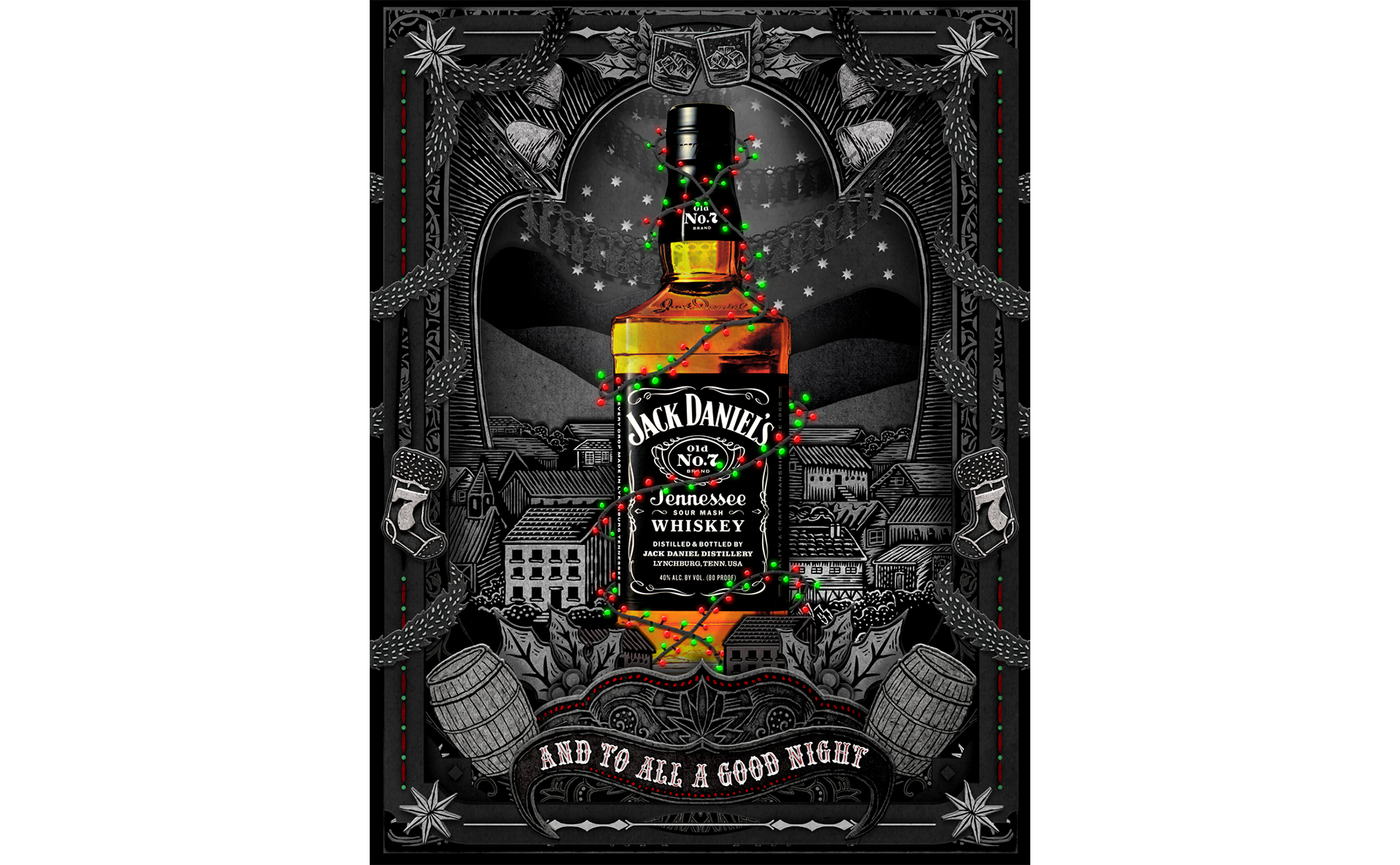 Jack Daniel's Christmas Sweater - The Whiskey Cave