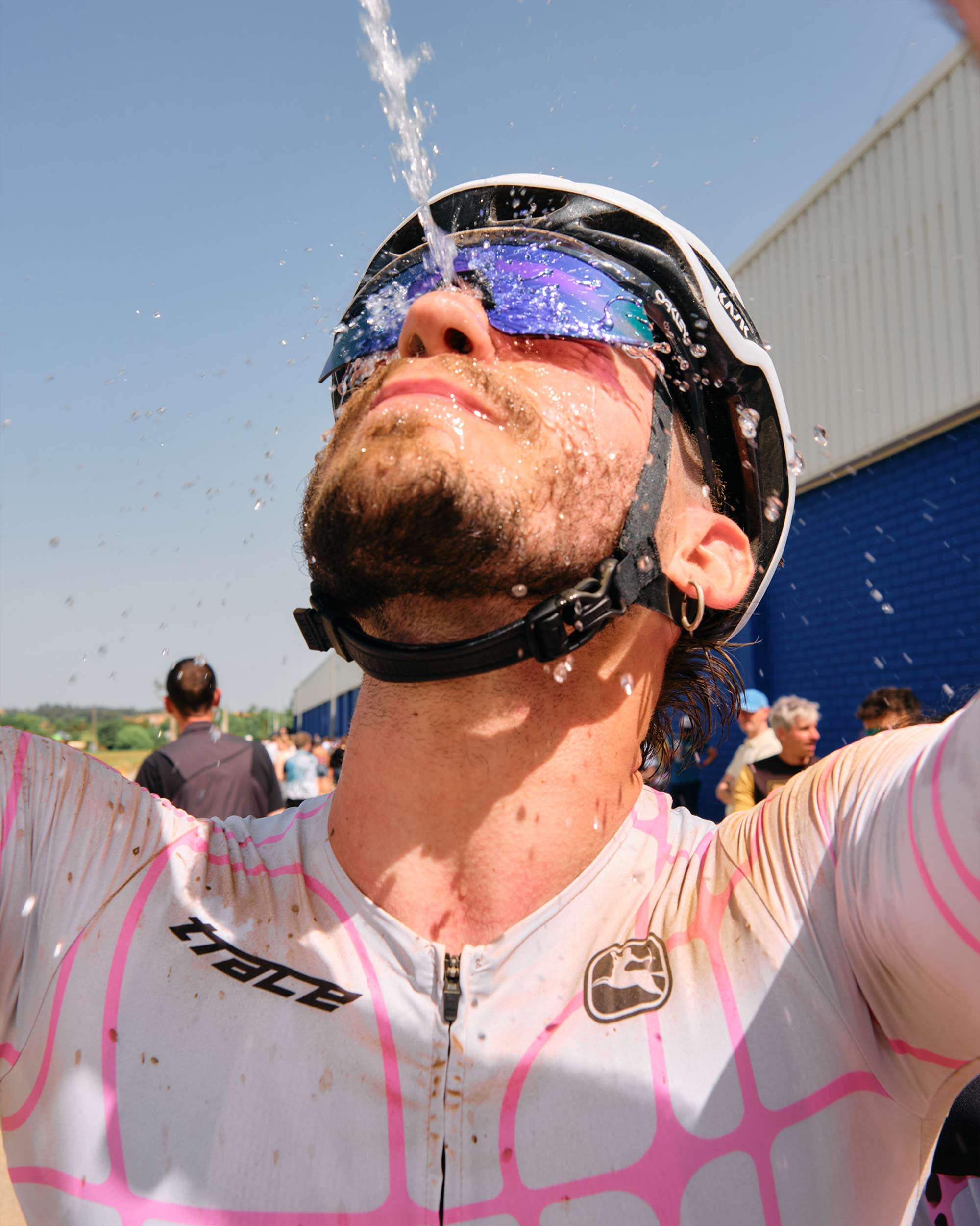 Giallo Studio X Trace Graphic for Cycling team Logo Art Direction Branding in Milan