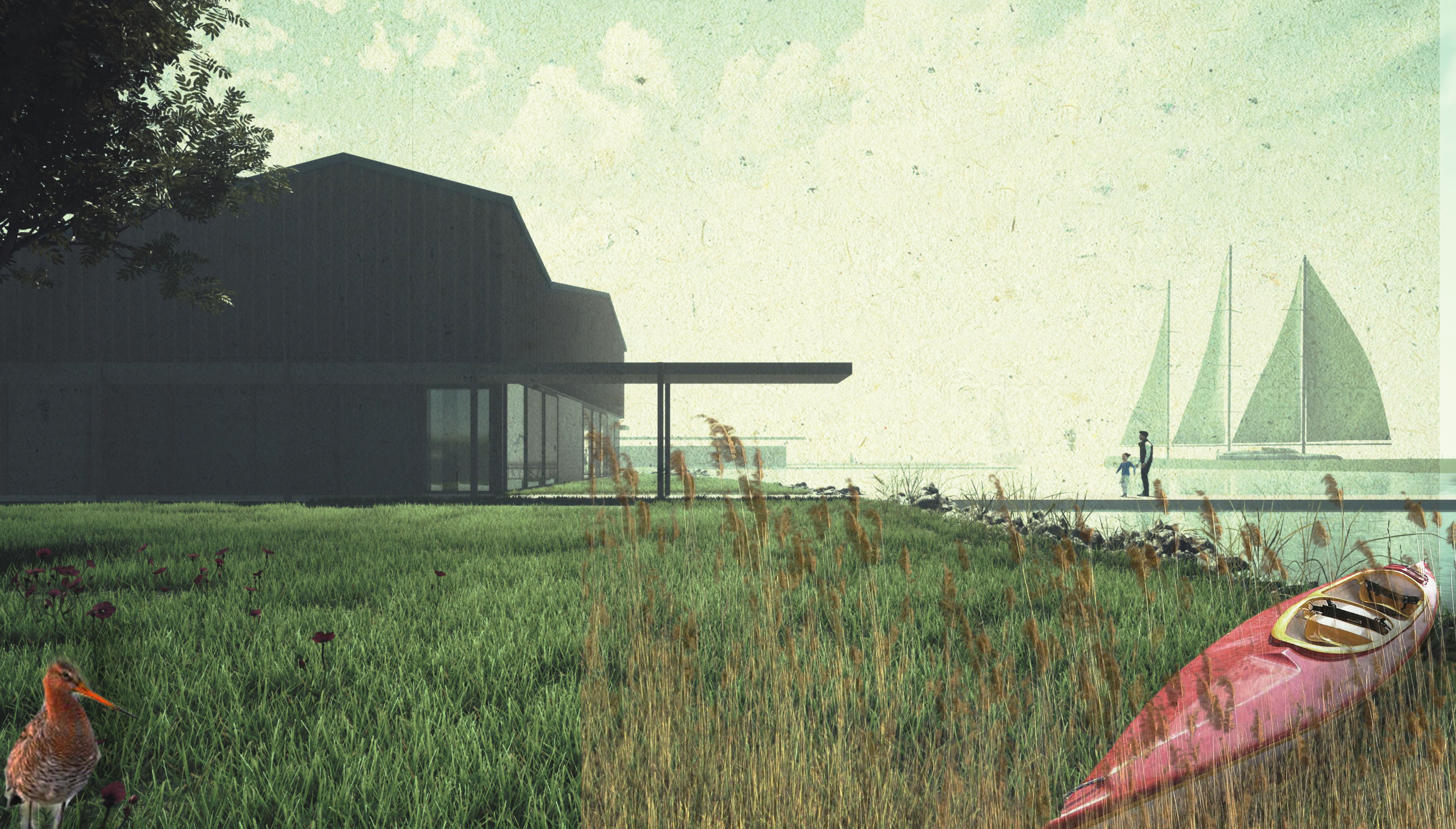exterior view of the showroom