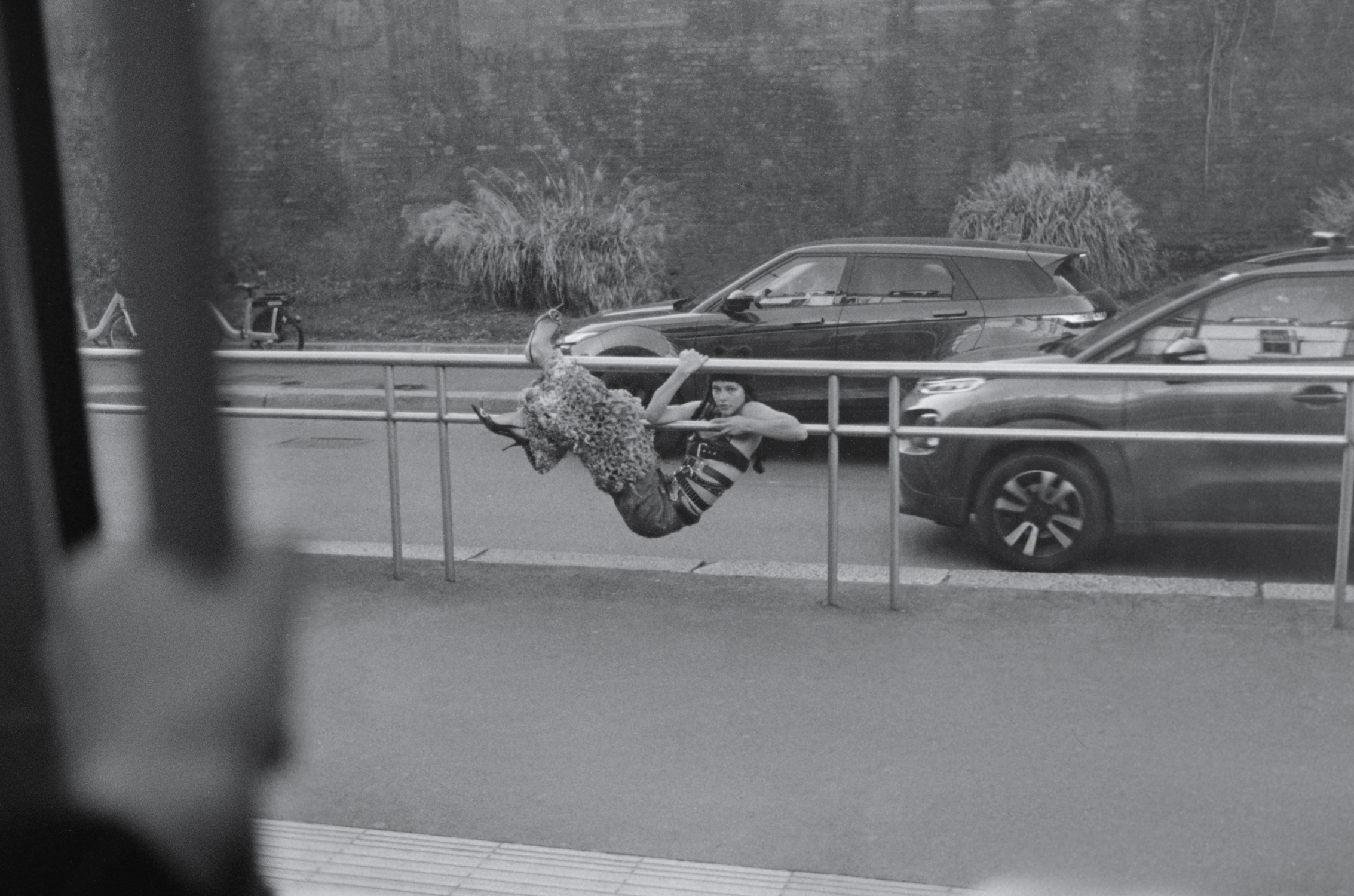 One day on the tram stop for Duel Magazine