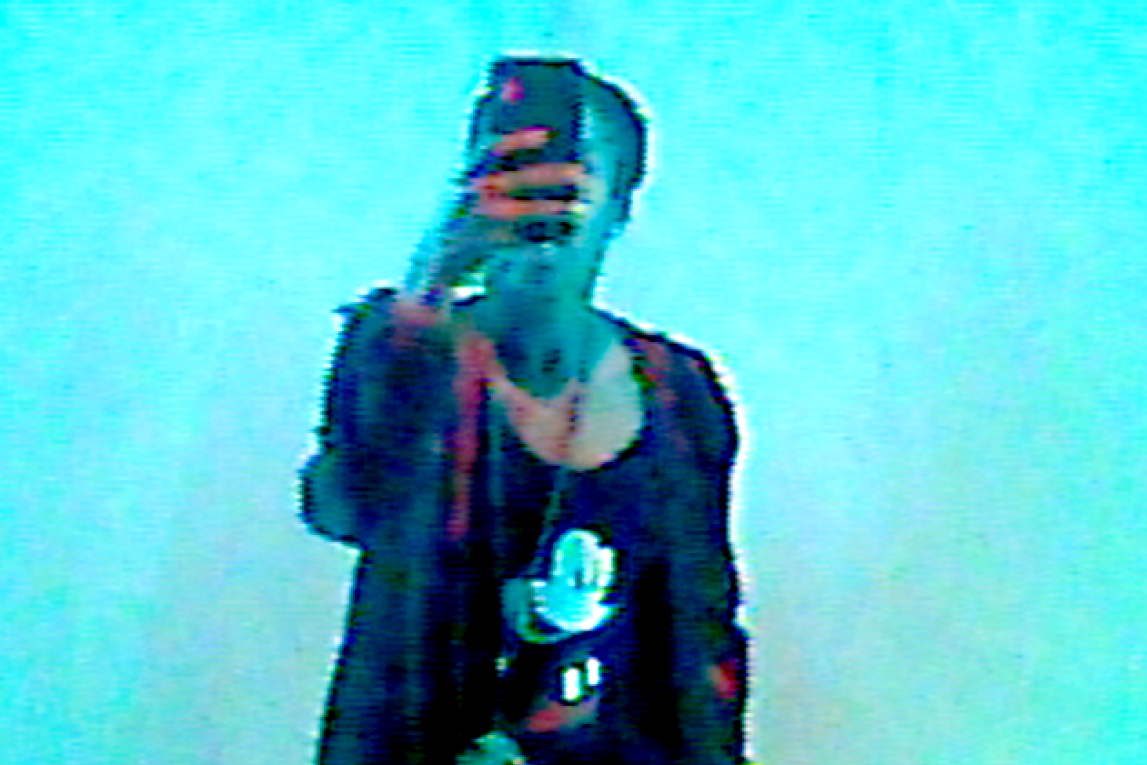 Image of visitor taking selfie