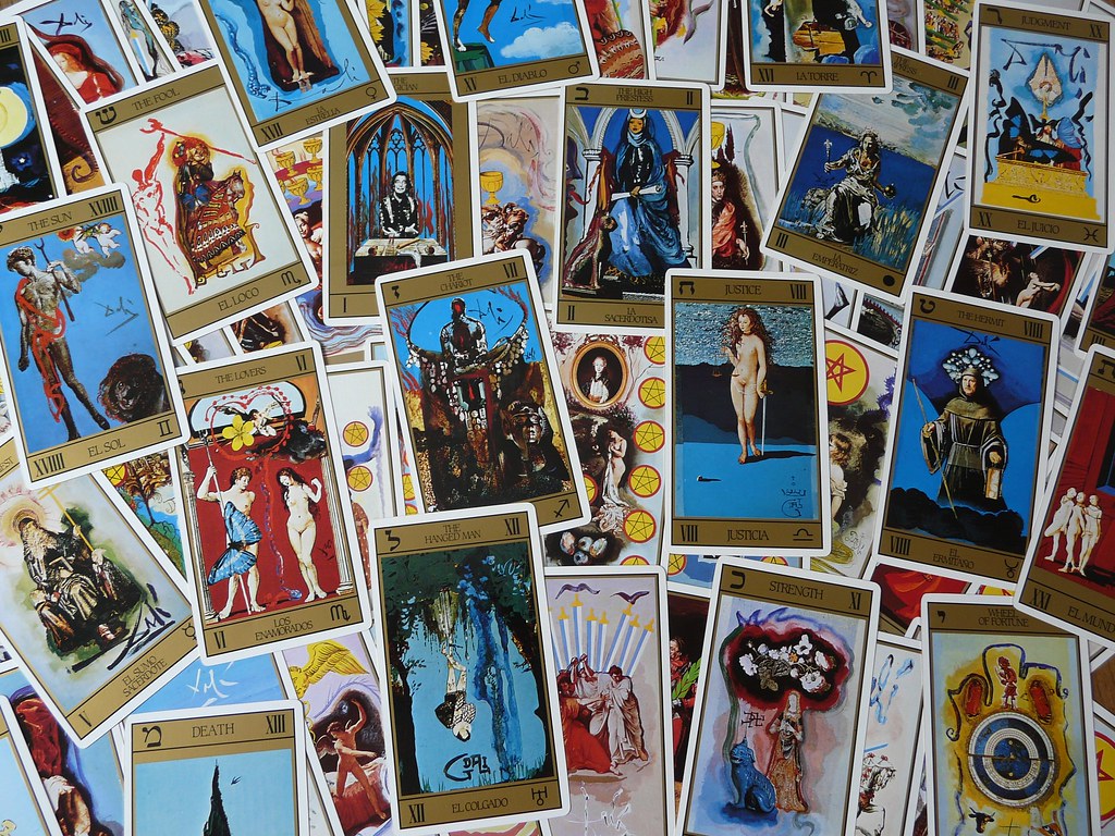 Salvador Dali tarot cards, 1984