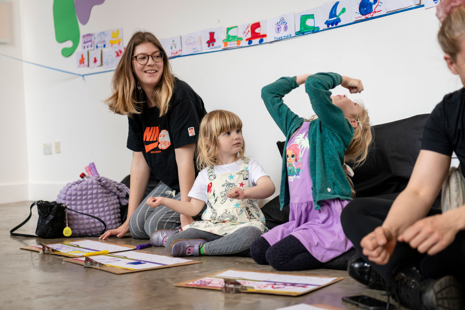 Getting excited about our shared quest. Photo by Sandra Ebert.