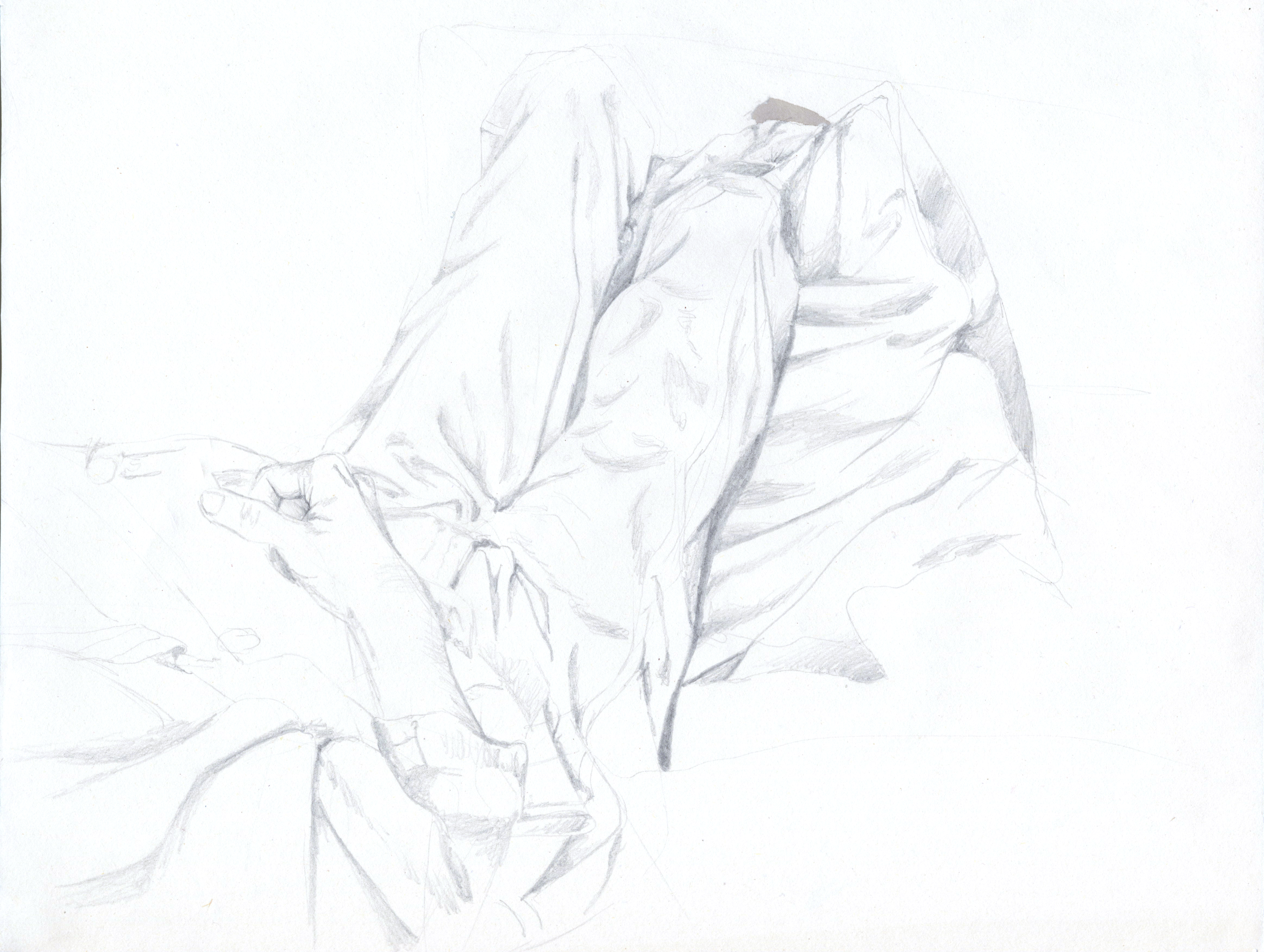 Pencil on paper, 320 x 395 mm, 2020