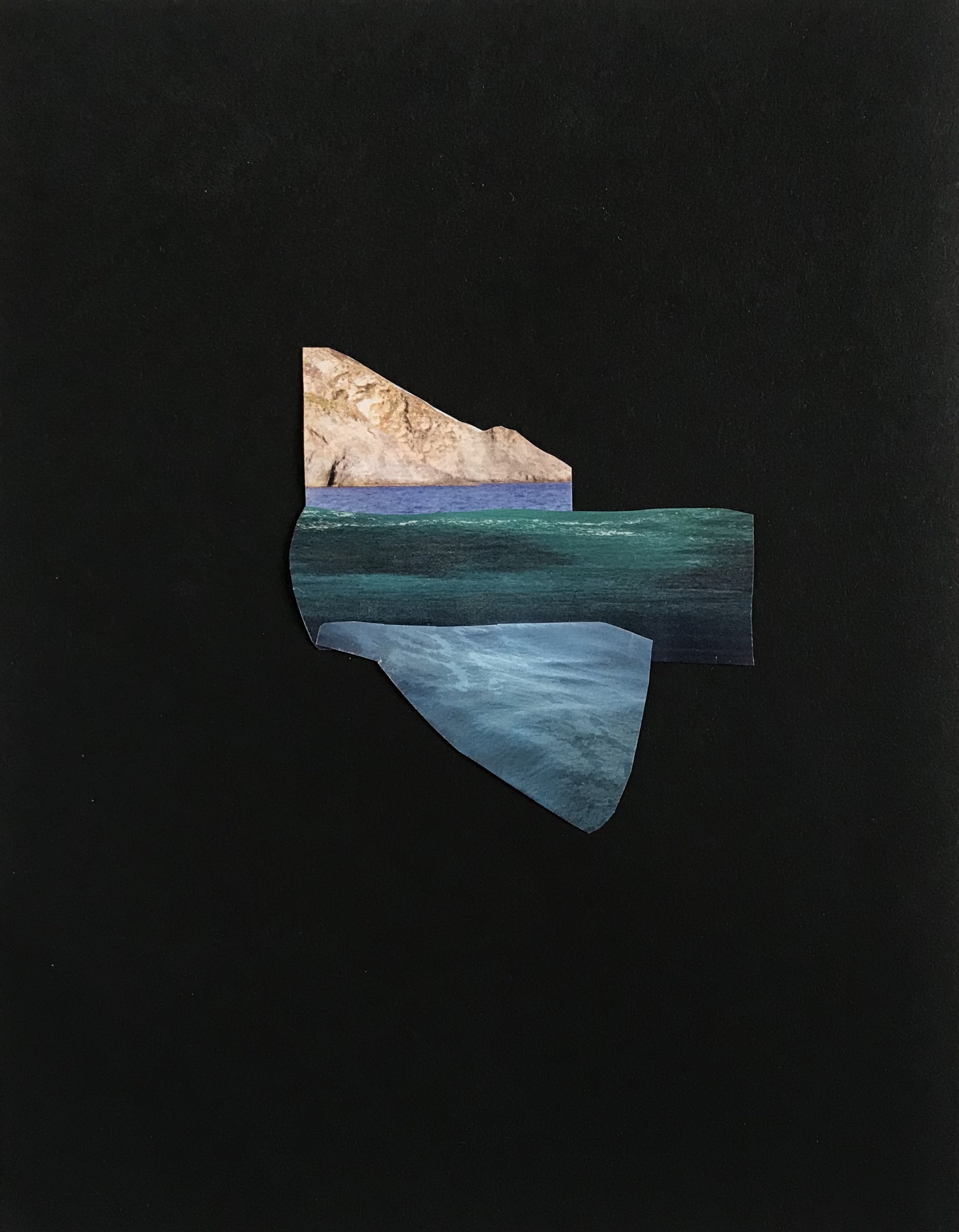 #3 / Collage on paper / 5" x 7"