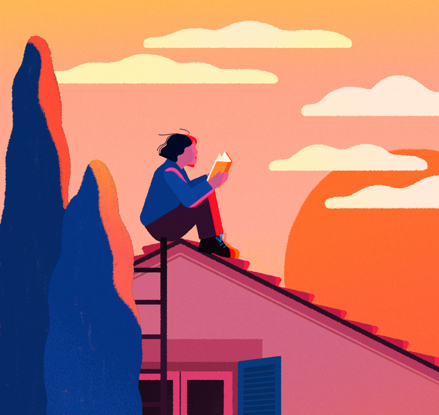 reading Illustration María Hergueta