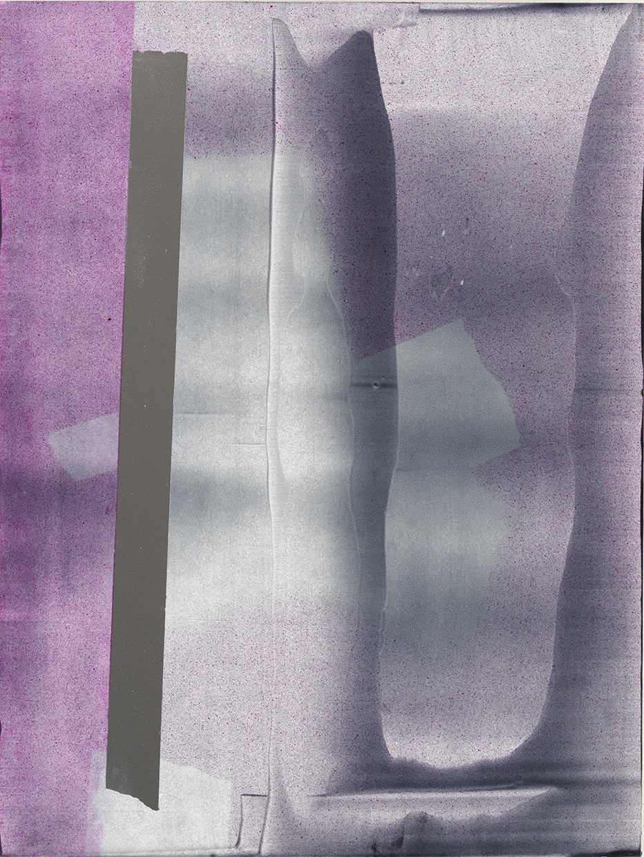 Untitled, acrylic on board, 12" x 9", 31 x 23 cm 