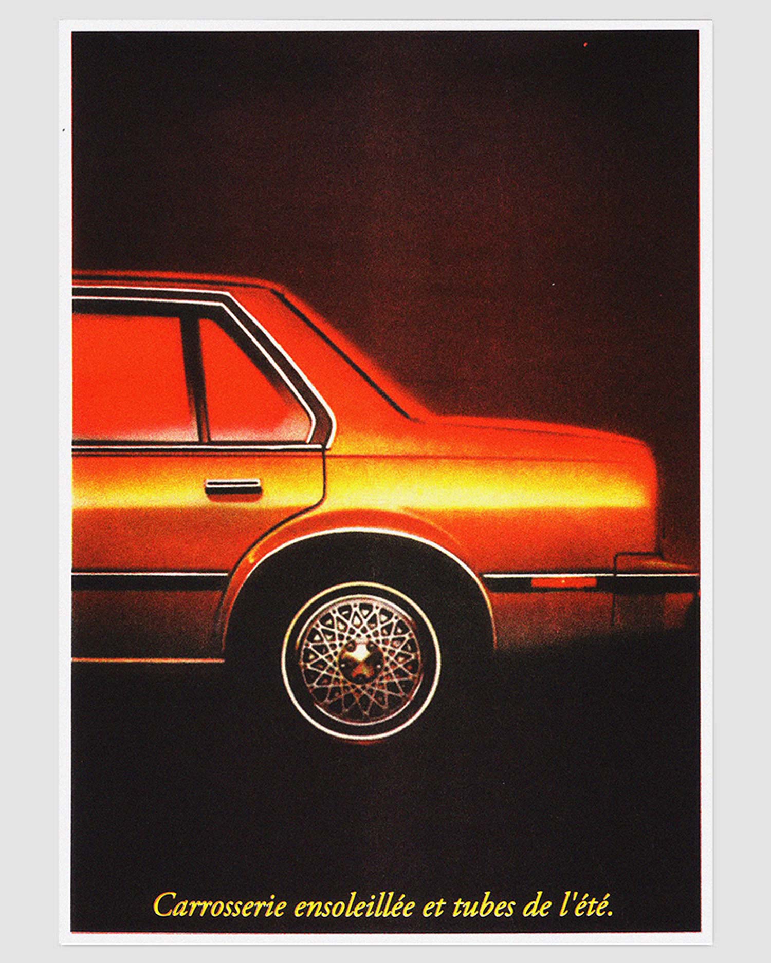 Tirage risographique, A3   Autoroute du soleil  