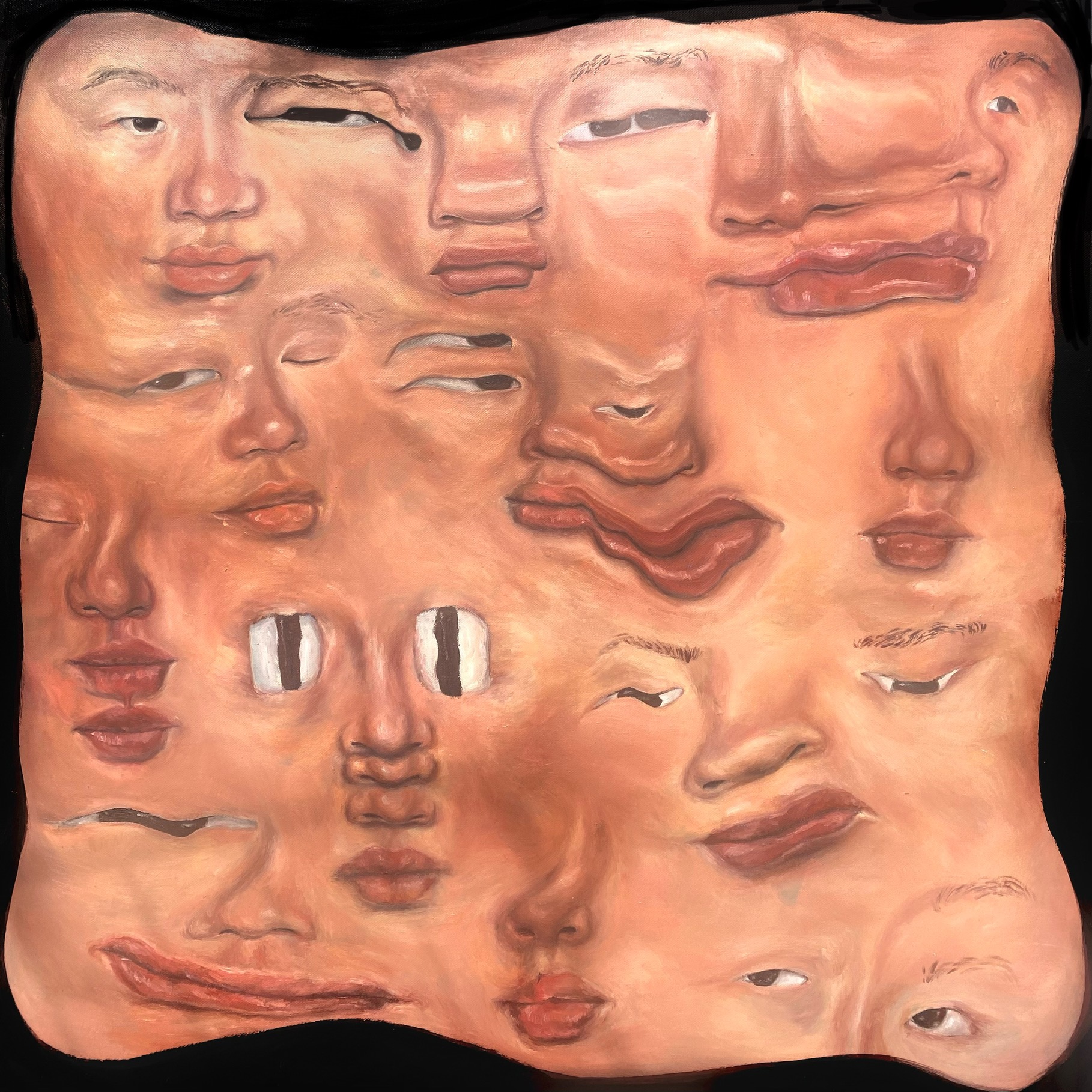 Night Light, 2022, oil on canvas, 81 x 81 cm