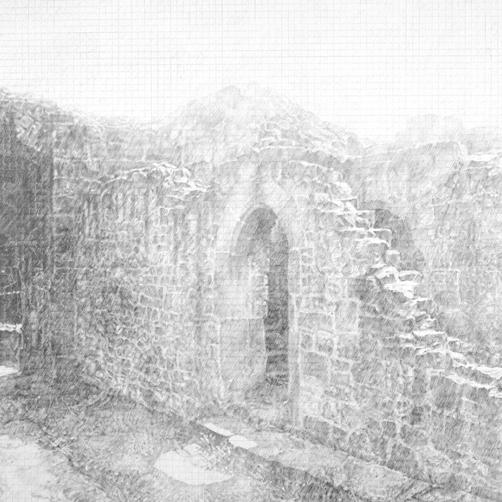 Artothèque Antonin Artaud — Ruine 1, Jean-Jacques Horvat, 2016