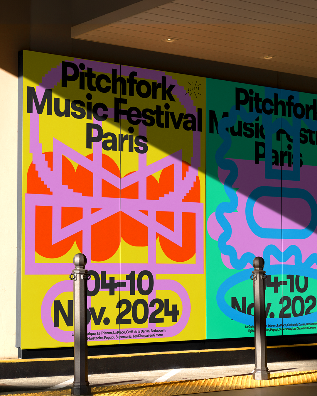 PITCHFORK MUSIC FESTIVAL Paris & London poster