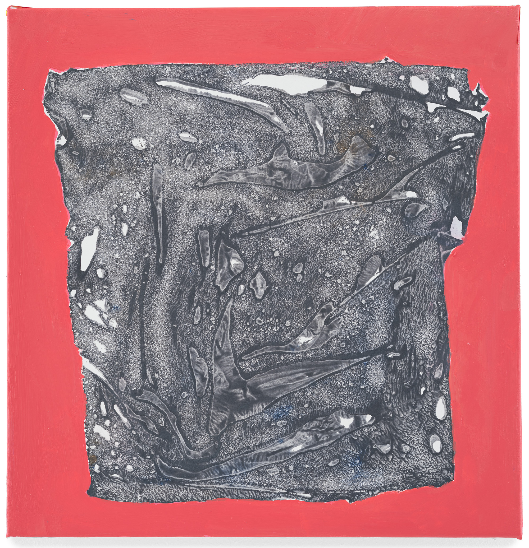 Map III, acrylics on polyester canvas, 33 x 32,5 cm 