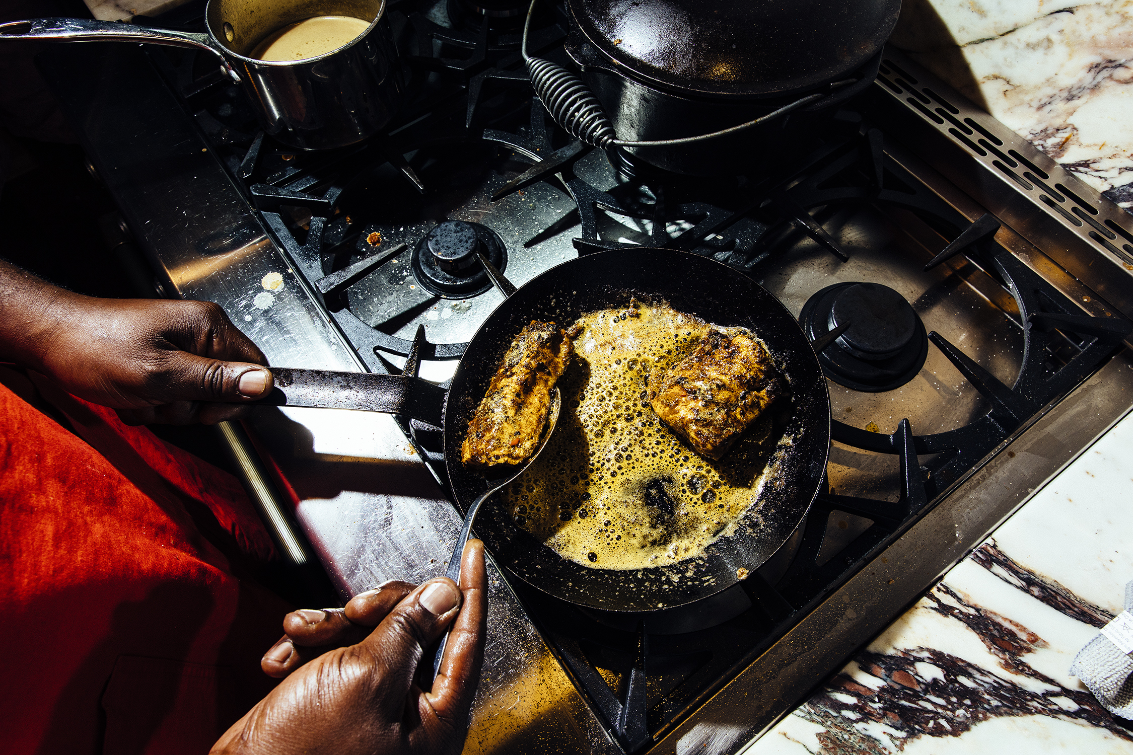 Chef Roscoe Hall's Church Spaghetti w/ Hot Fish