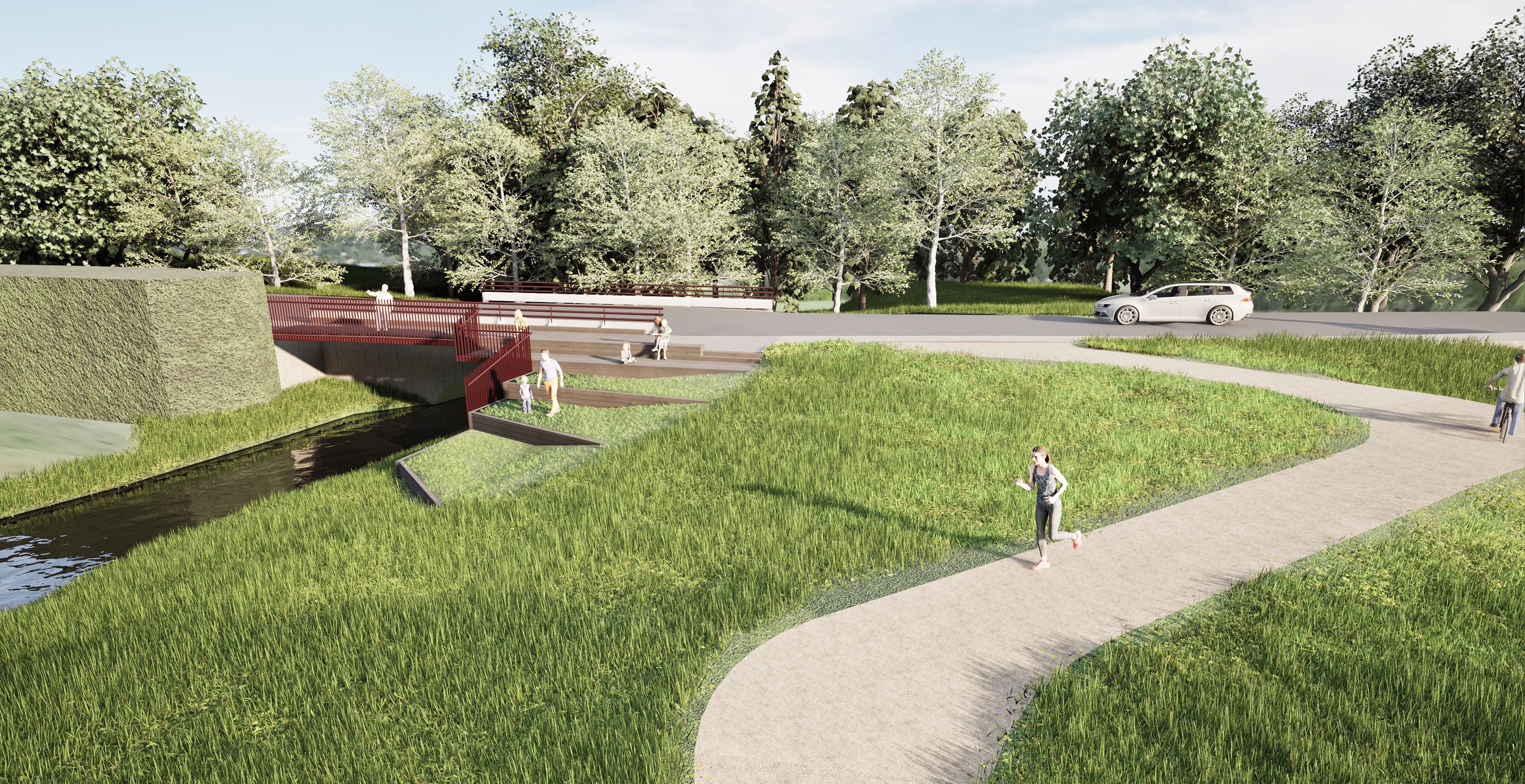 Broen - ophold og ny adgang til vandet