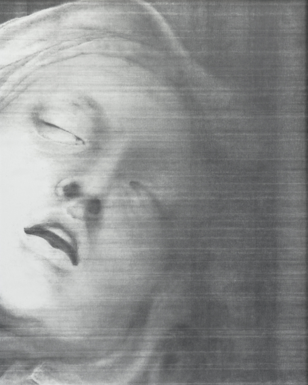 untitled, pencil on cardboard, 100 x 80 cm, 2017