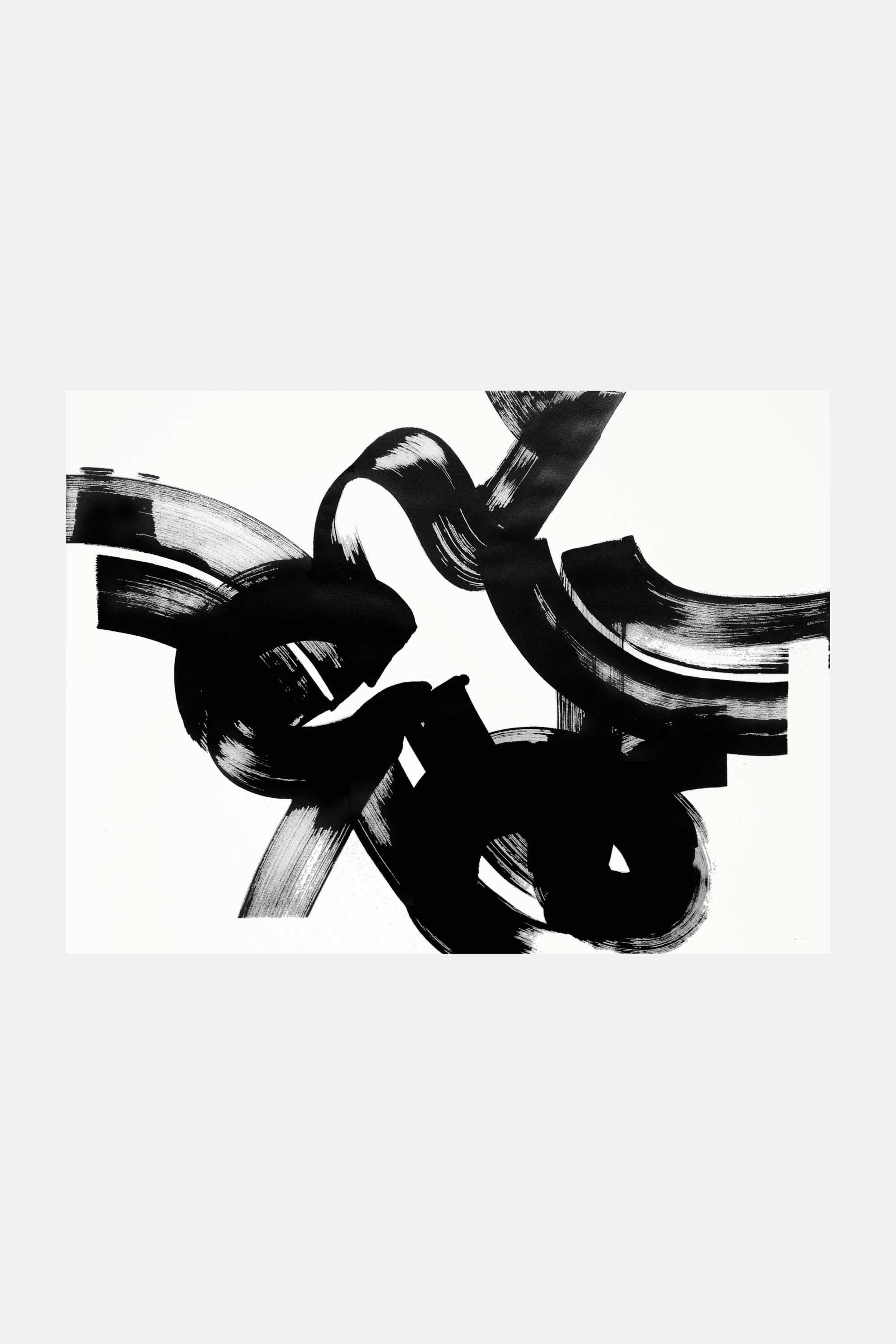 Improvisation, 2014. Ink on paper, 76&#160;x&#160;56&#160;cm.