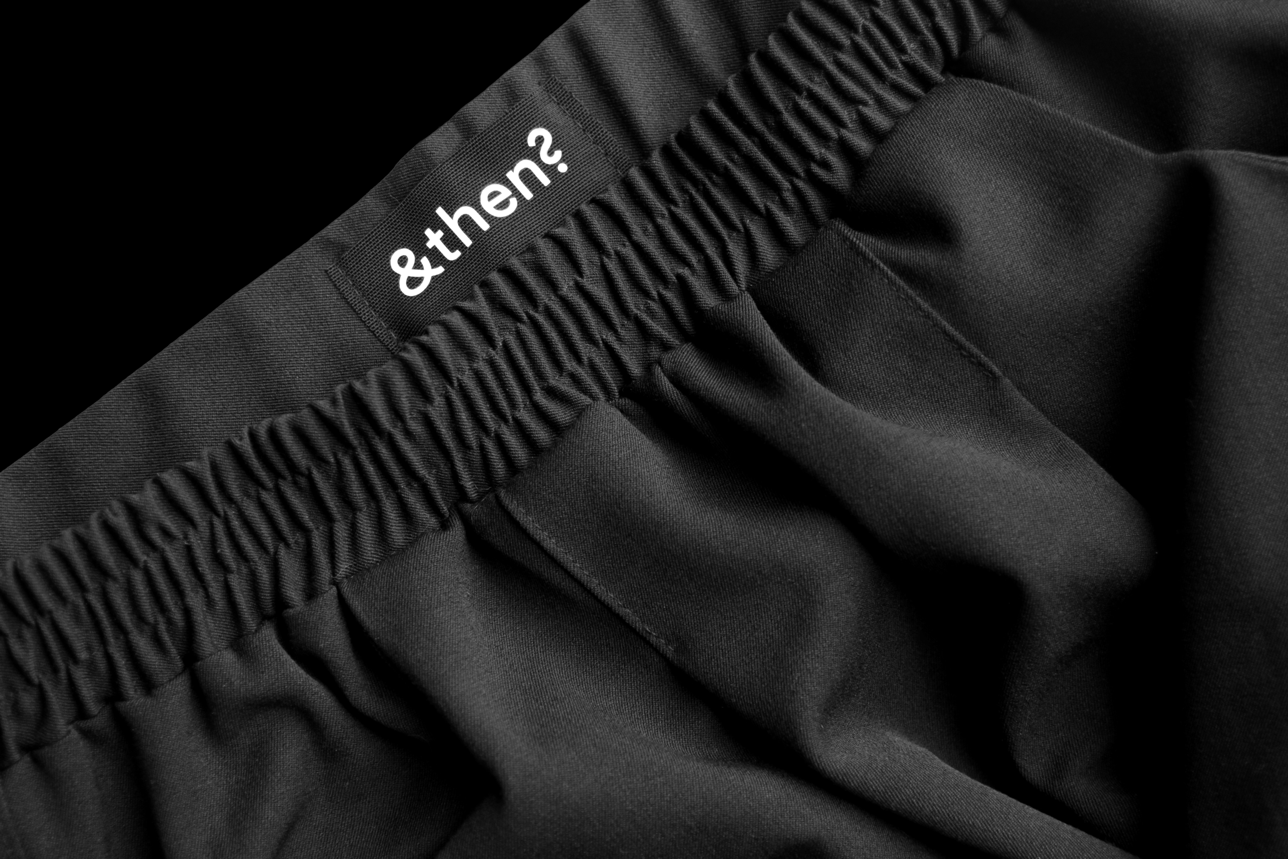 Visual identity and collection for &then?, a men's contemporary fashion brand. Designed&nbsp;at&nbsp;UQAM&nbsp;in&nbsp;2014