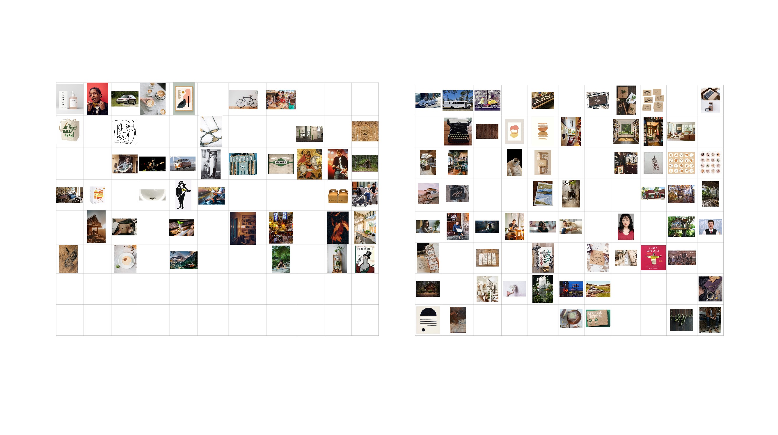 STEP ONE: Our team started by gathering images that we associated with Third Place Books, whether directly or indirectly and voted on which photos were the closest.
