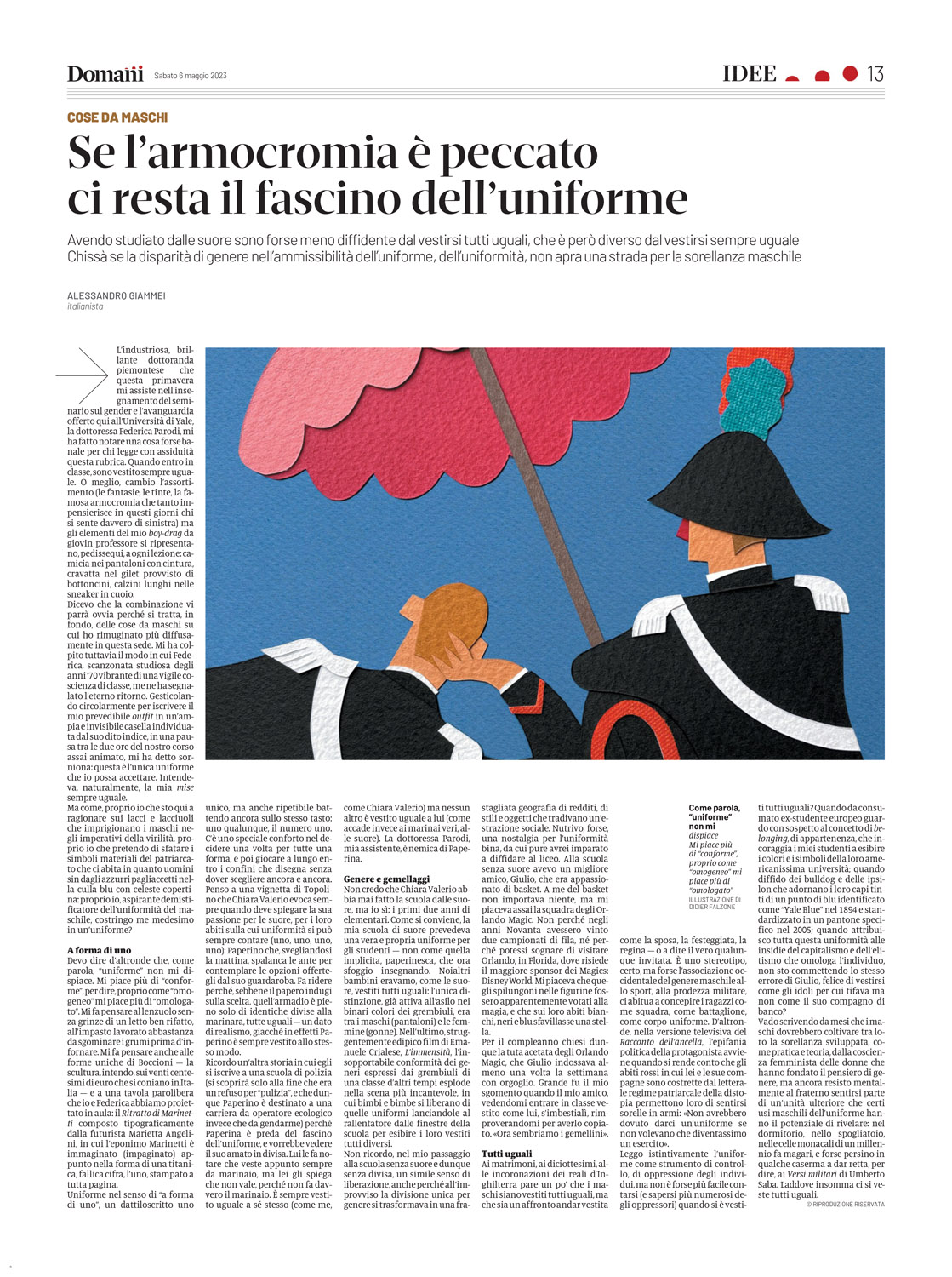 Domani Editoriale, 2023