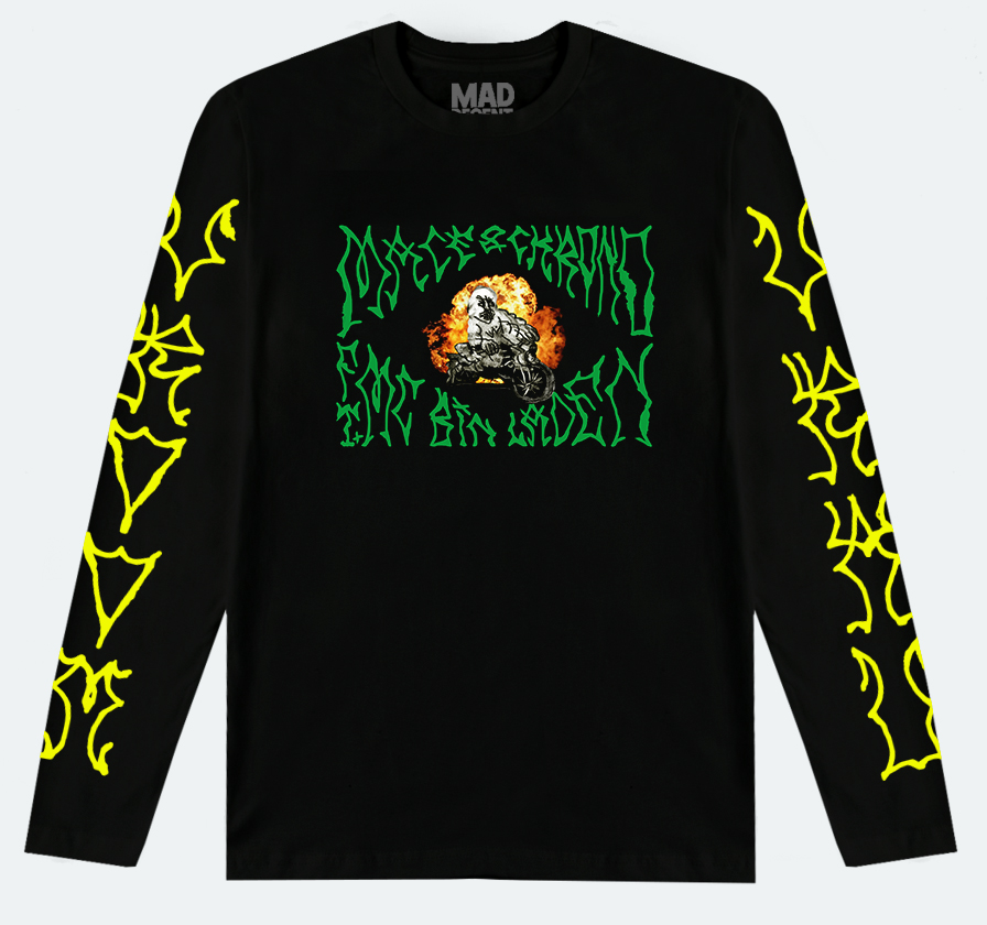 MACE & Ckrono ft. MC Bin Laden - Vroom Vraulimited edition long sleeve t-shirt, produced by Mad Decent, 2019 · info