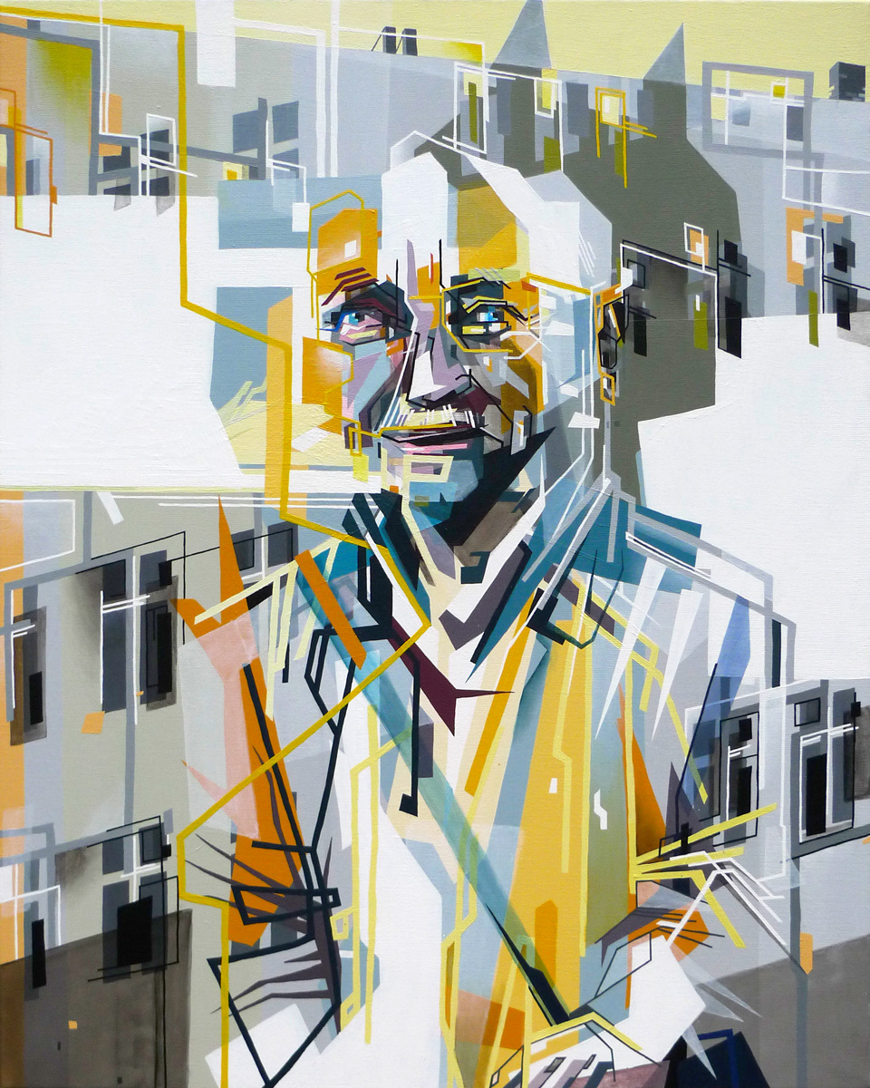 FRODE IN BERLIN I  ·  acrylic on canvas  · 100 x 80 cm