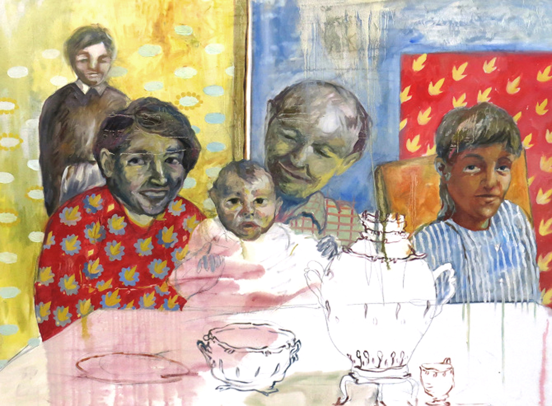 Dinner II, oil on canvas, 36x50