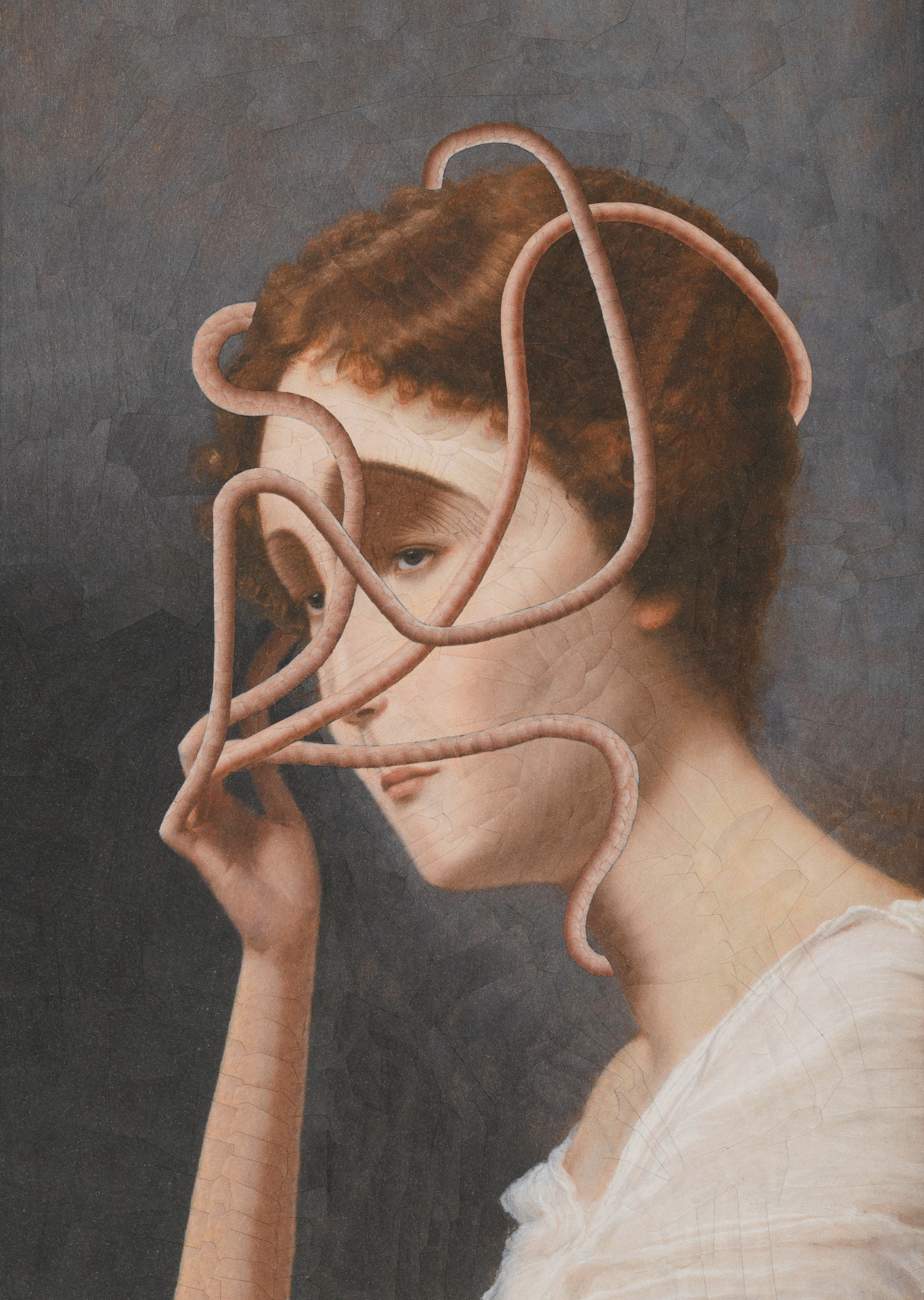 A prison of my own design, 2025, 8.2 x 11.6 inches