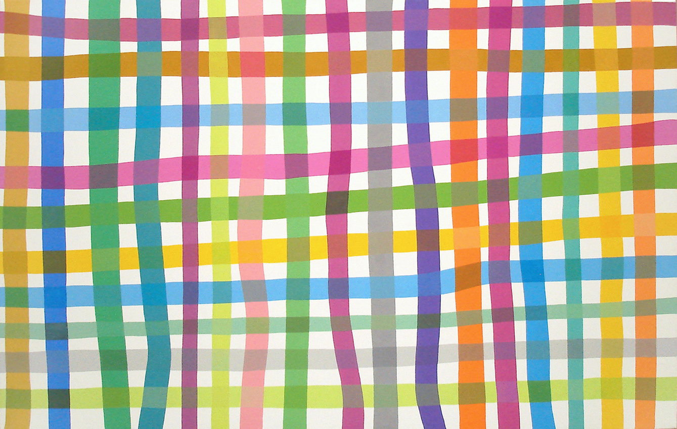 Untitled, 2007. Acrylic on canvas, 120 x 180 cm.