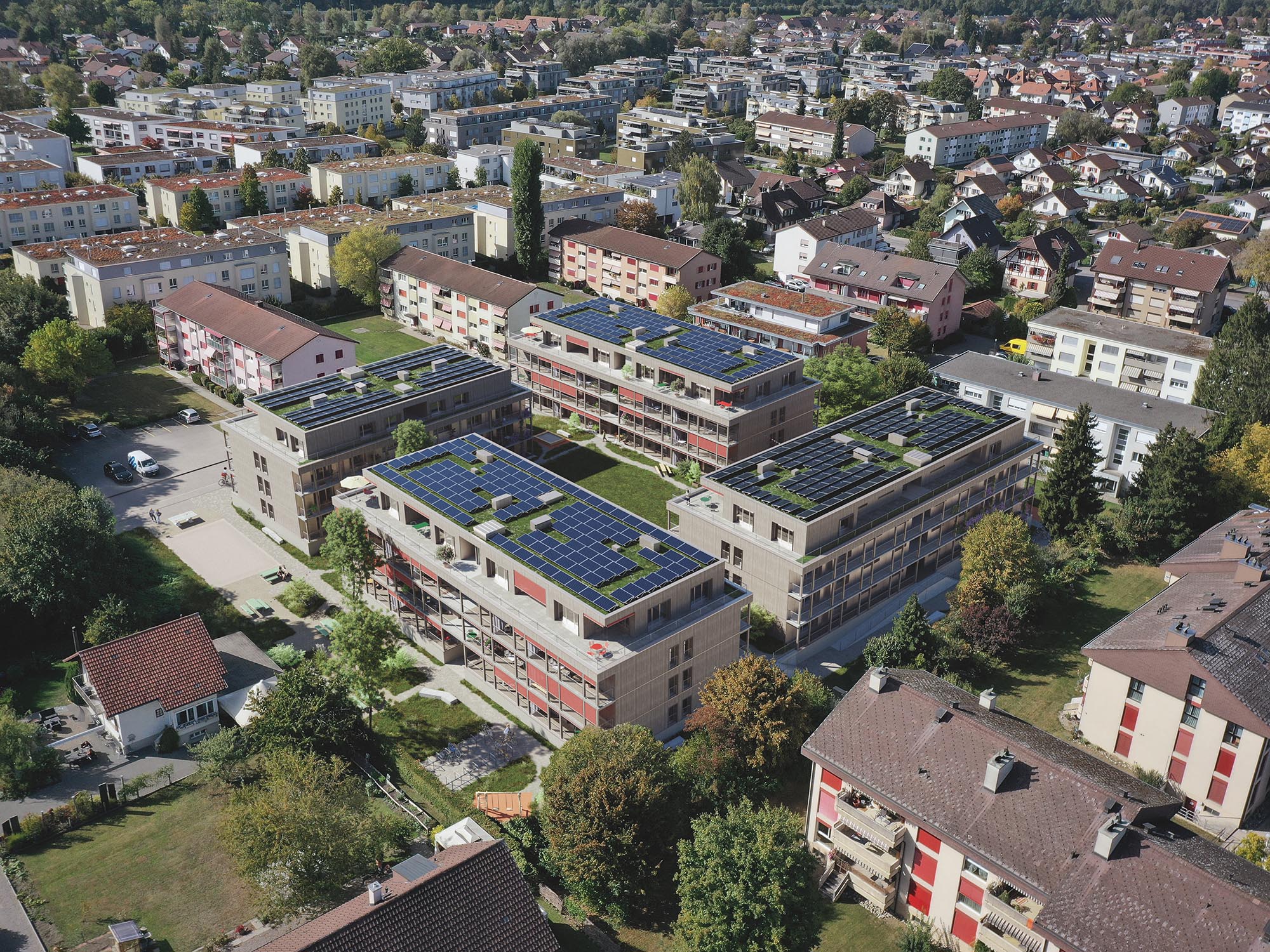 competition, sia, rendering, Bern, housing, visualisation, architecture, exterior, sks architekten