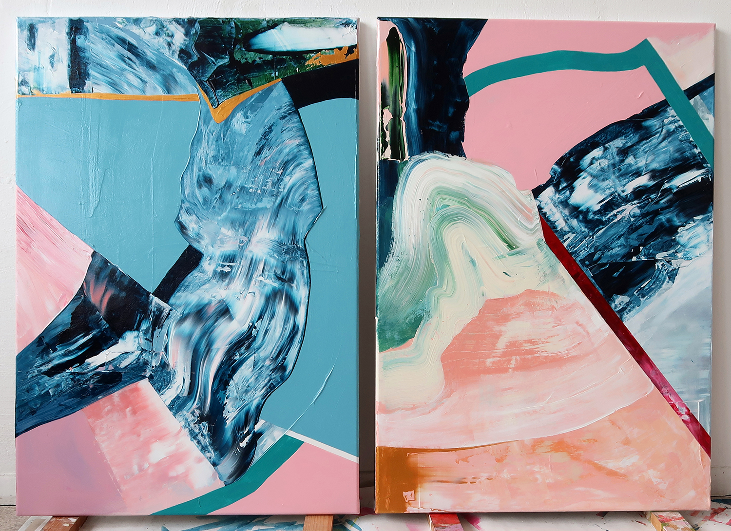 Untitled 501, 2019, Acrylic on canvas, 80x110cm