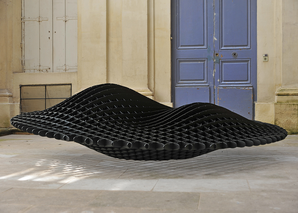 view of the bare abstract landscape